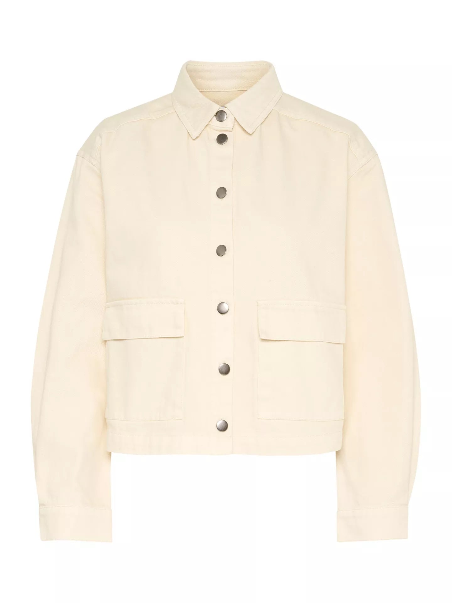 Saint Tropez Ilu Denim Jacket, Cream