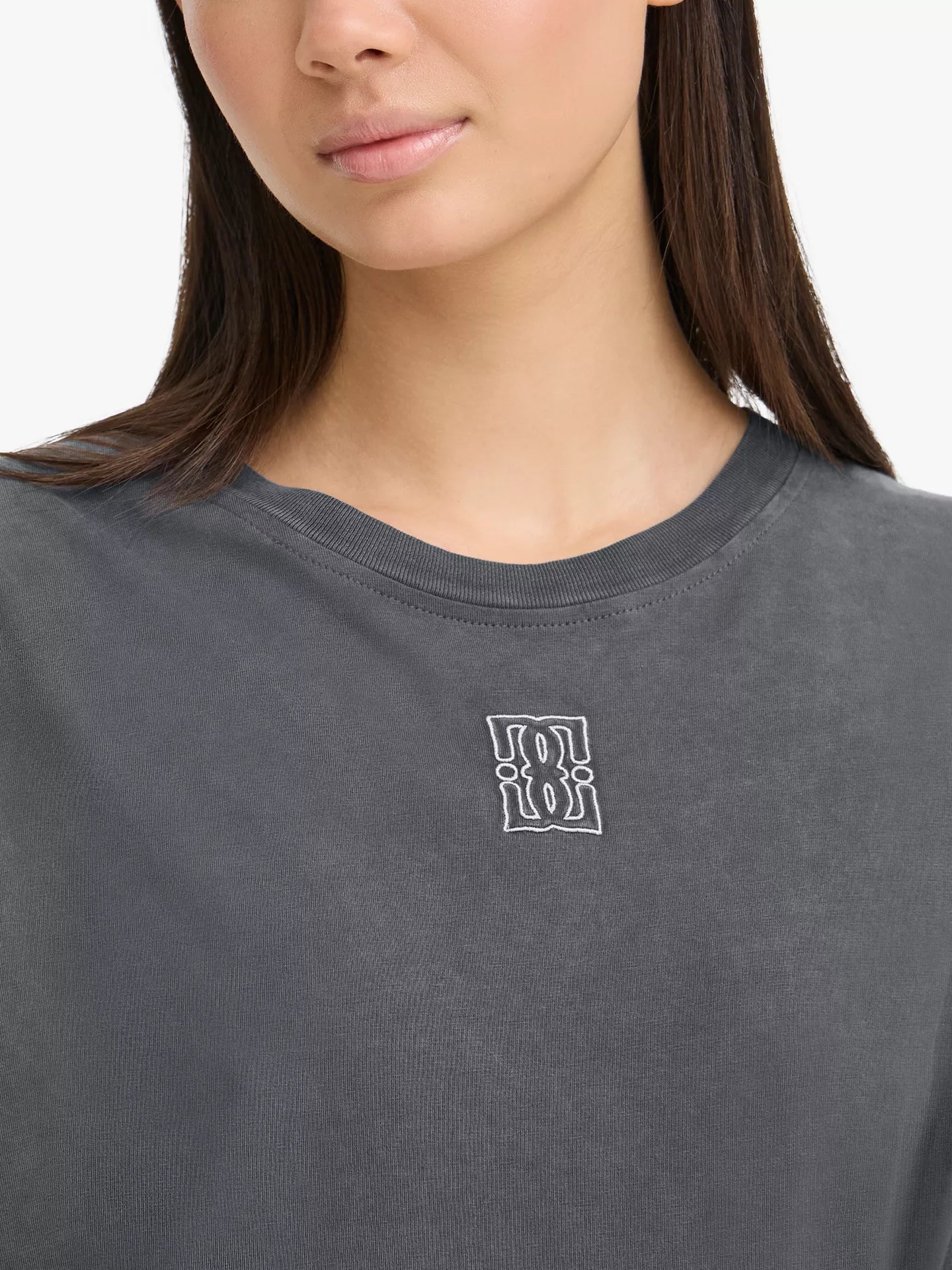 Ichi Nica Crew Neck Logo T-Shirt