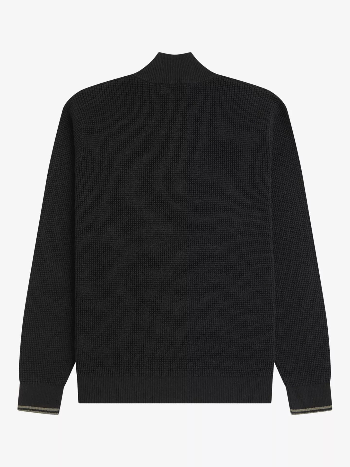 Fred Perry Half Zip Cotton Jumper