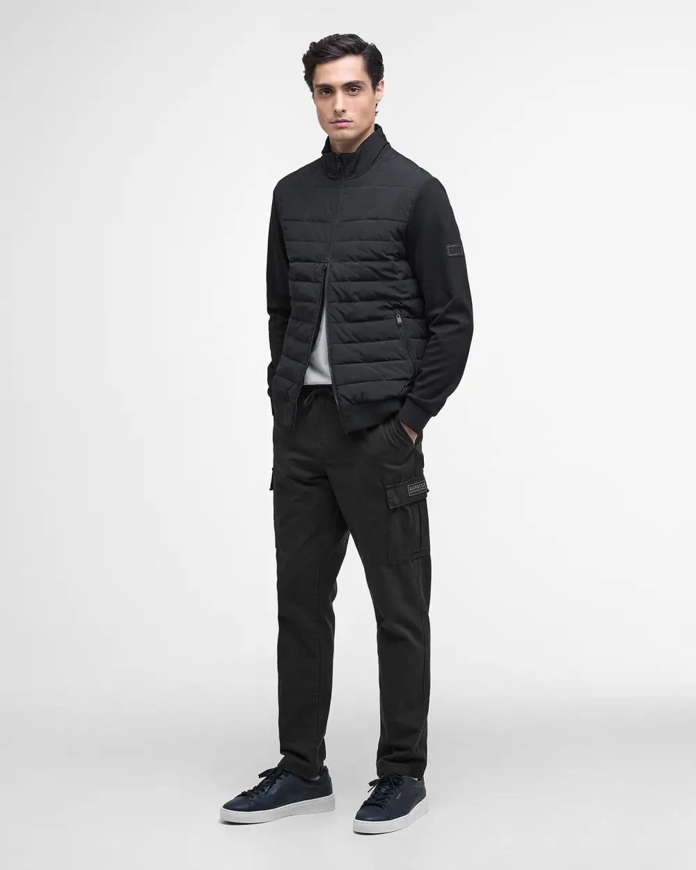 Barbour International Collins Baffle Quilted Sweat