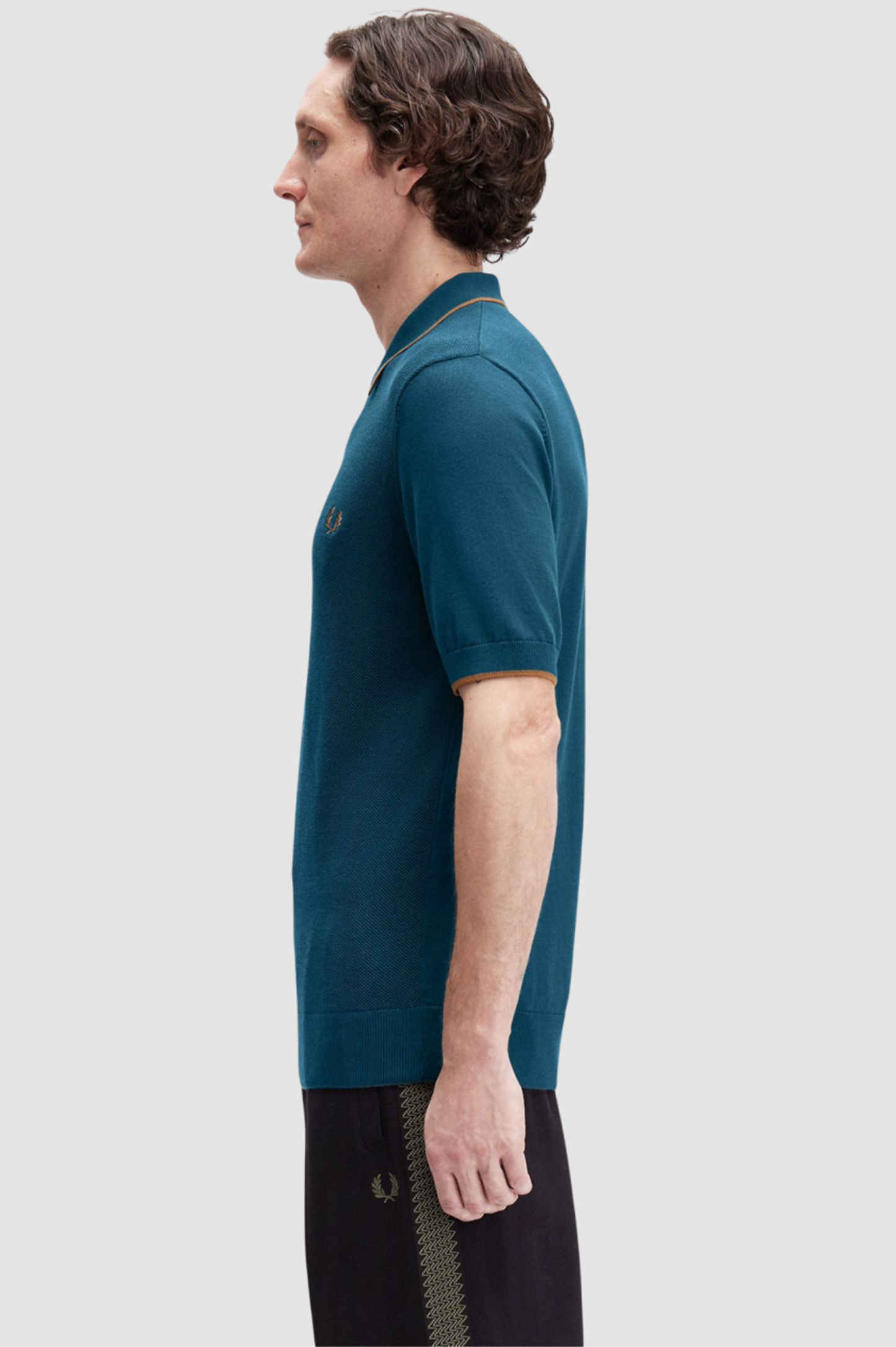 Fred Perry Pique Stitch Knitted Shirt