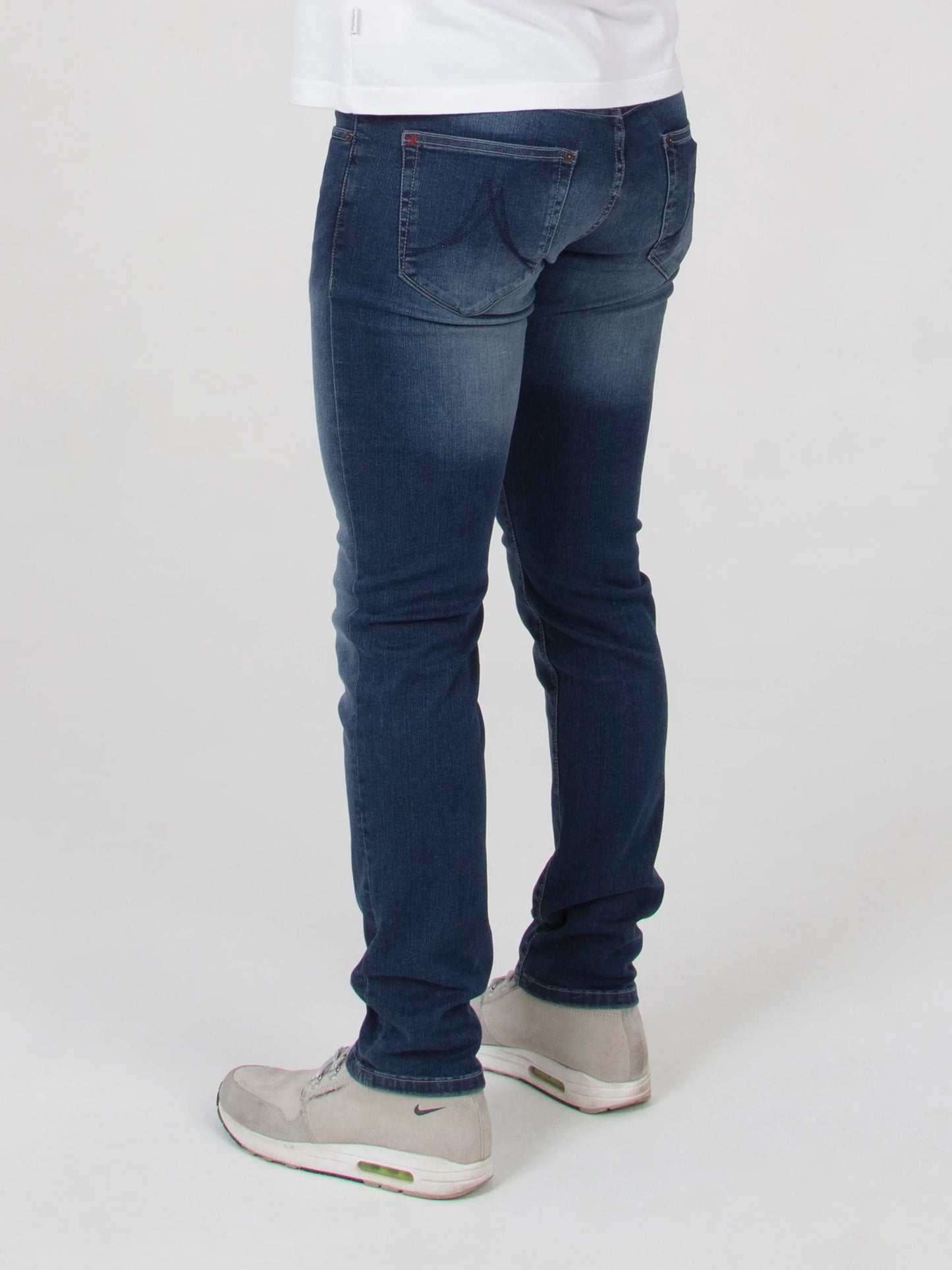 Mish Mash Slim Fit Hyper Flex Mid Sandblast Jeans