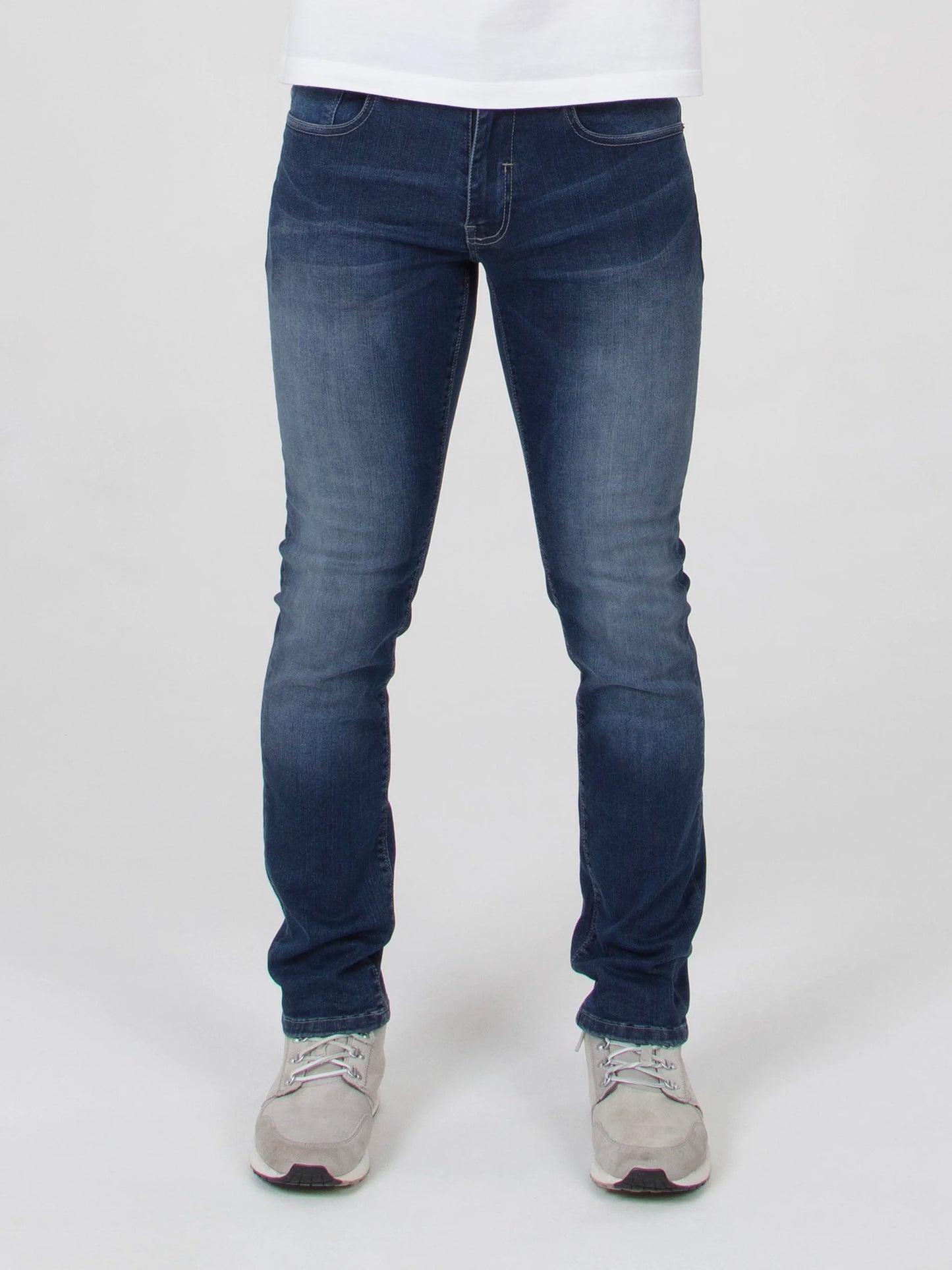 Mish Mash Slim Fit Hyper Flex Mid Sandblast Jeans
