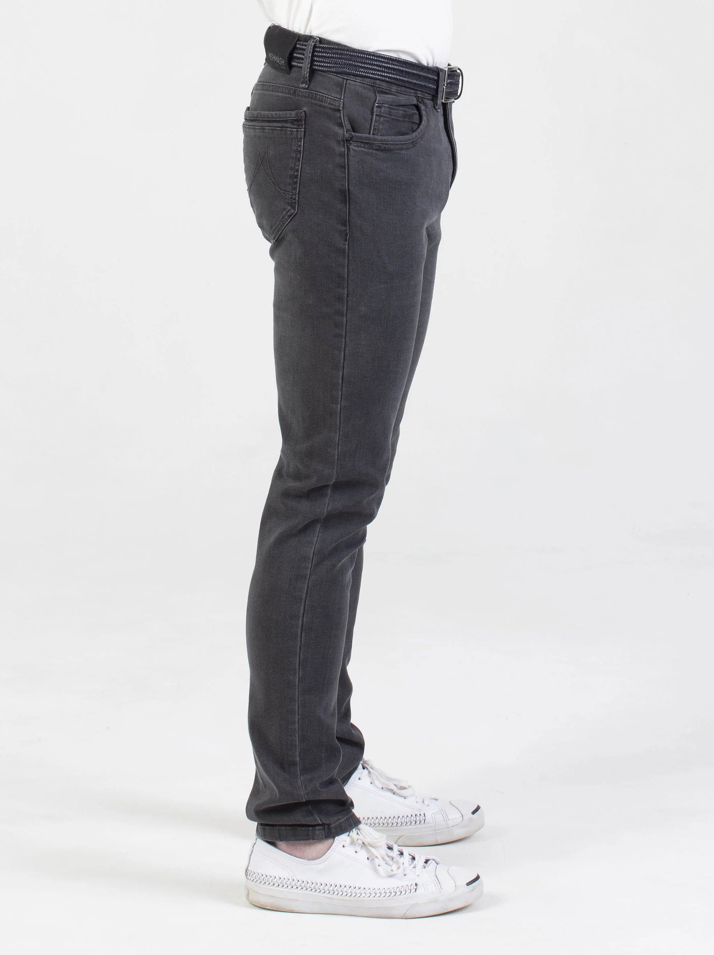 Mish Mash Slim Fit Mid Stretch Brushed Denim Hawker Grey Jeans