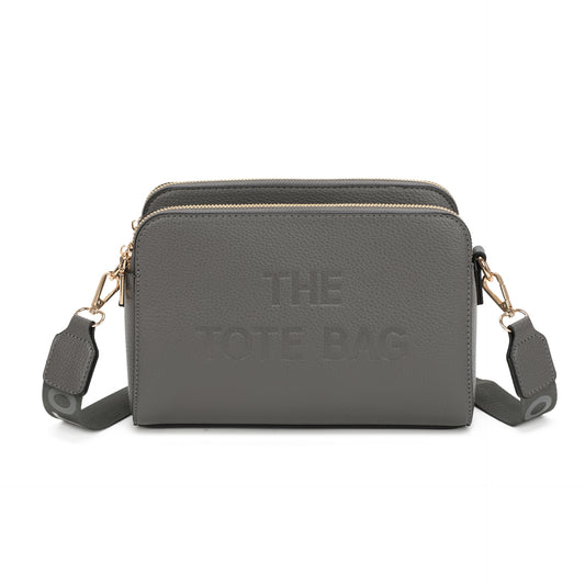 Jamie Tote Crossbody Bag Grey