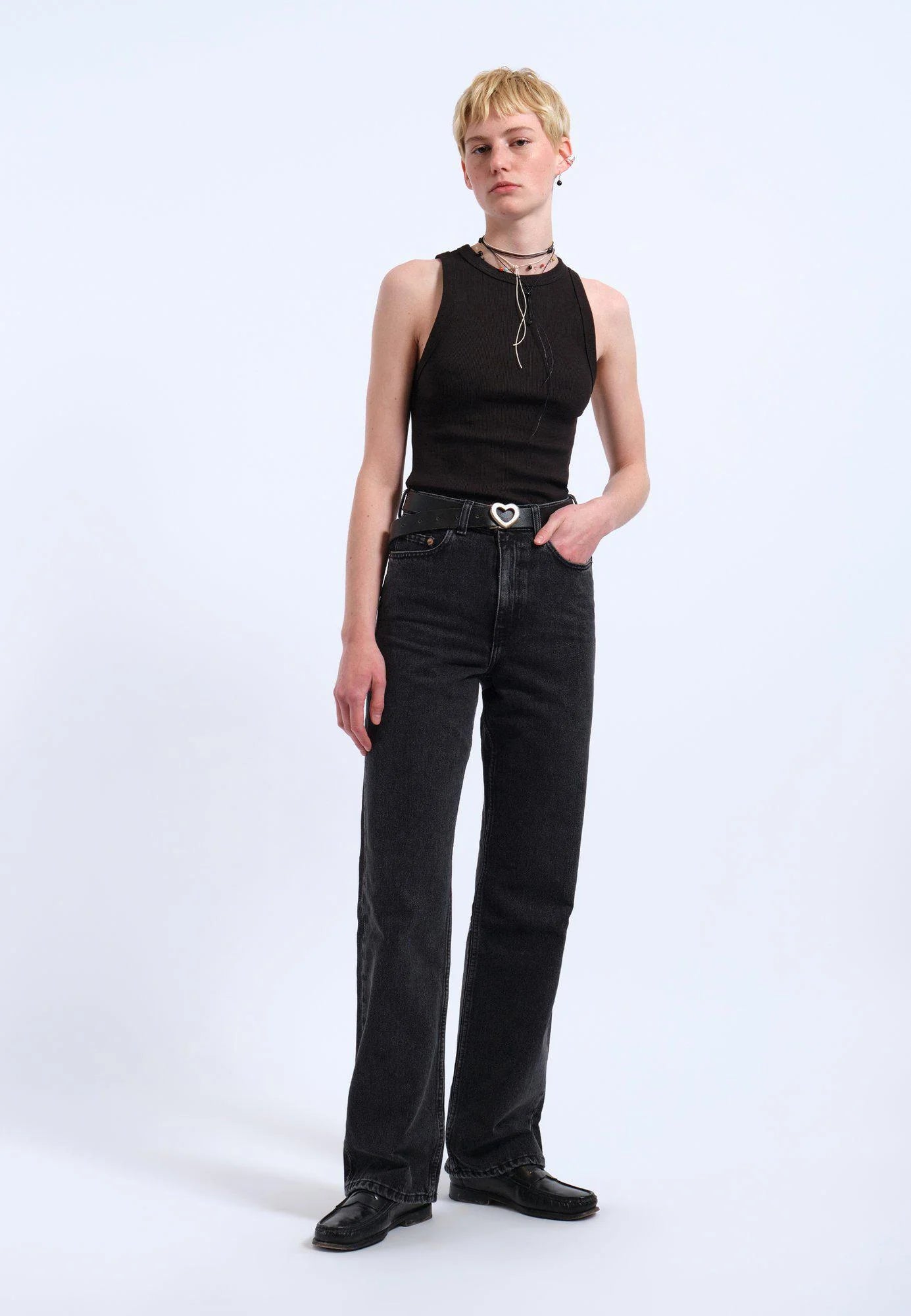 Dr. Denim Echo - Tar Retro Black