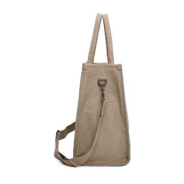 Jamie Bags Large Canvas Tote / Stone