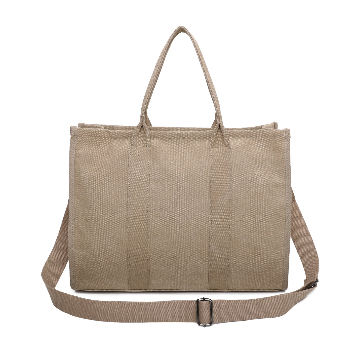 Jamie Bags Large Canvas Tote / Stone