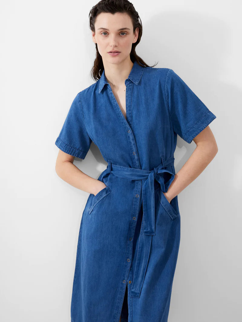 French Connection Zaves Chambray Denim Dress