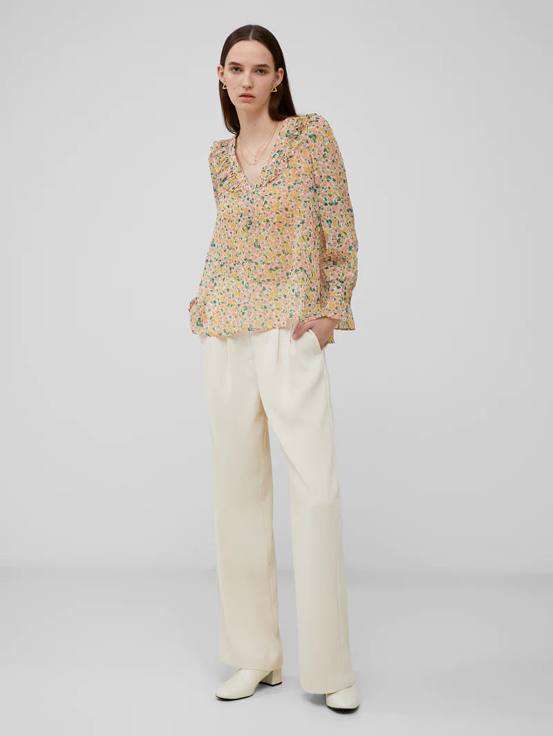 French Connection Aleezia Hallie Crinkle Shirt