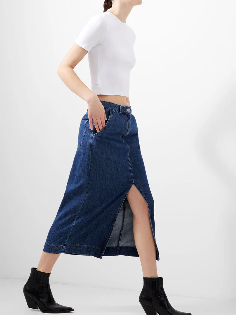 French Connection Denver Denim Midaxi Skirt
