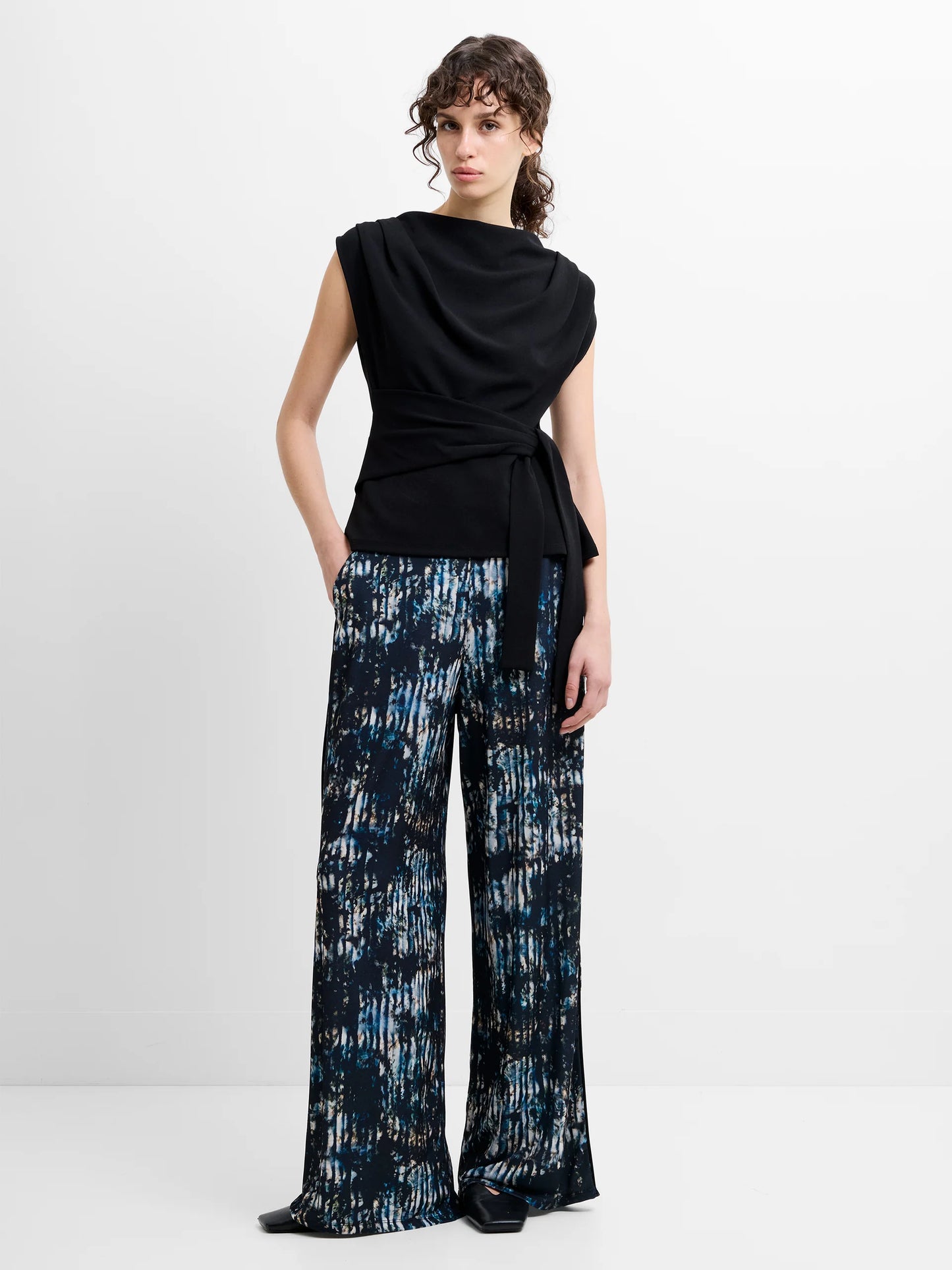 French Connection Orla Zina Wide Leg Trousers