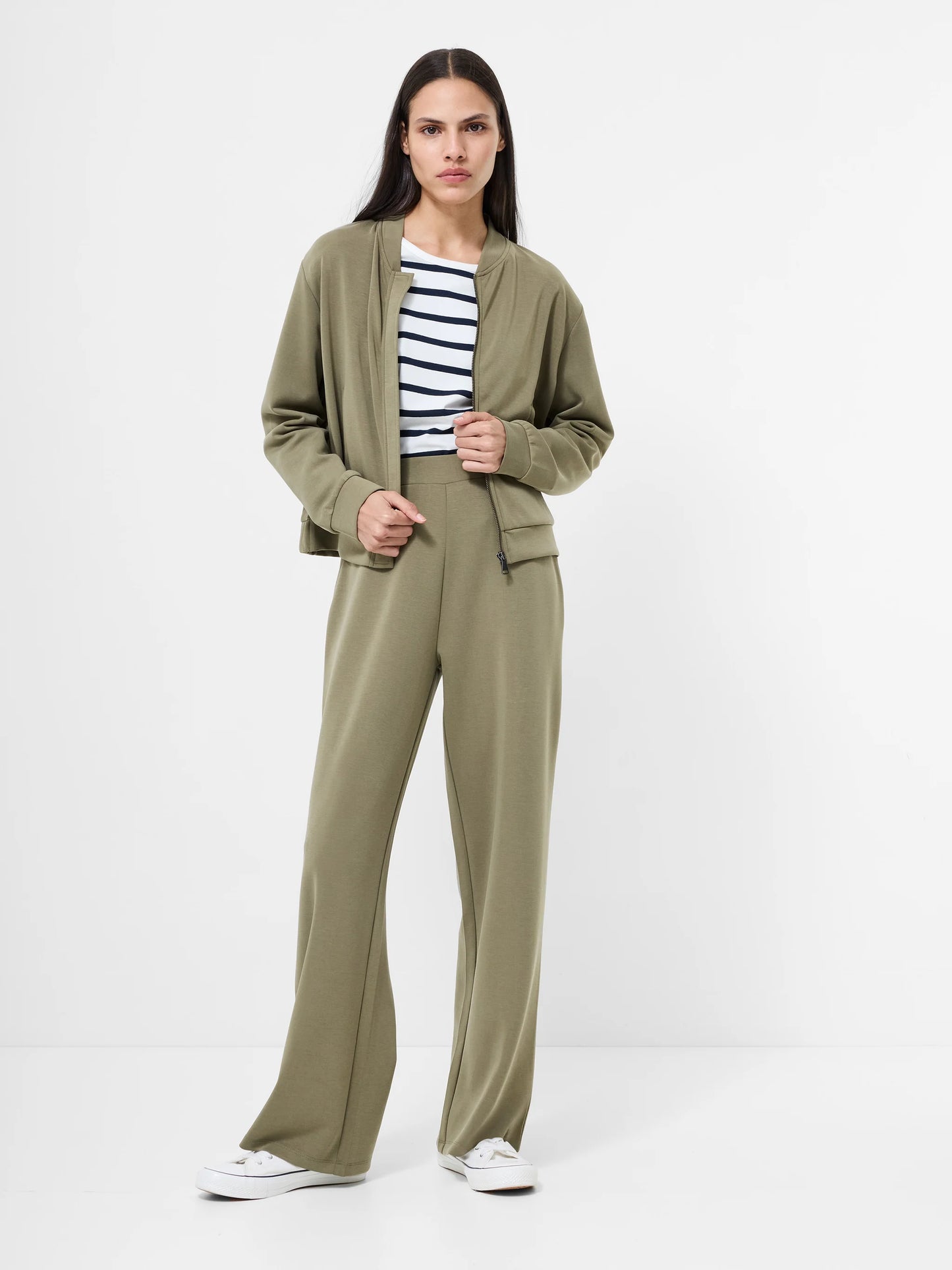 French Connection Wren Slim Fit Straight Leg Trousers