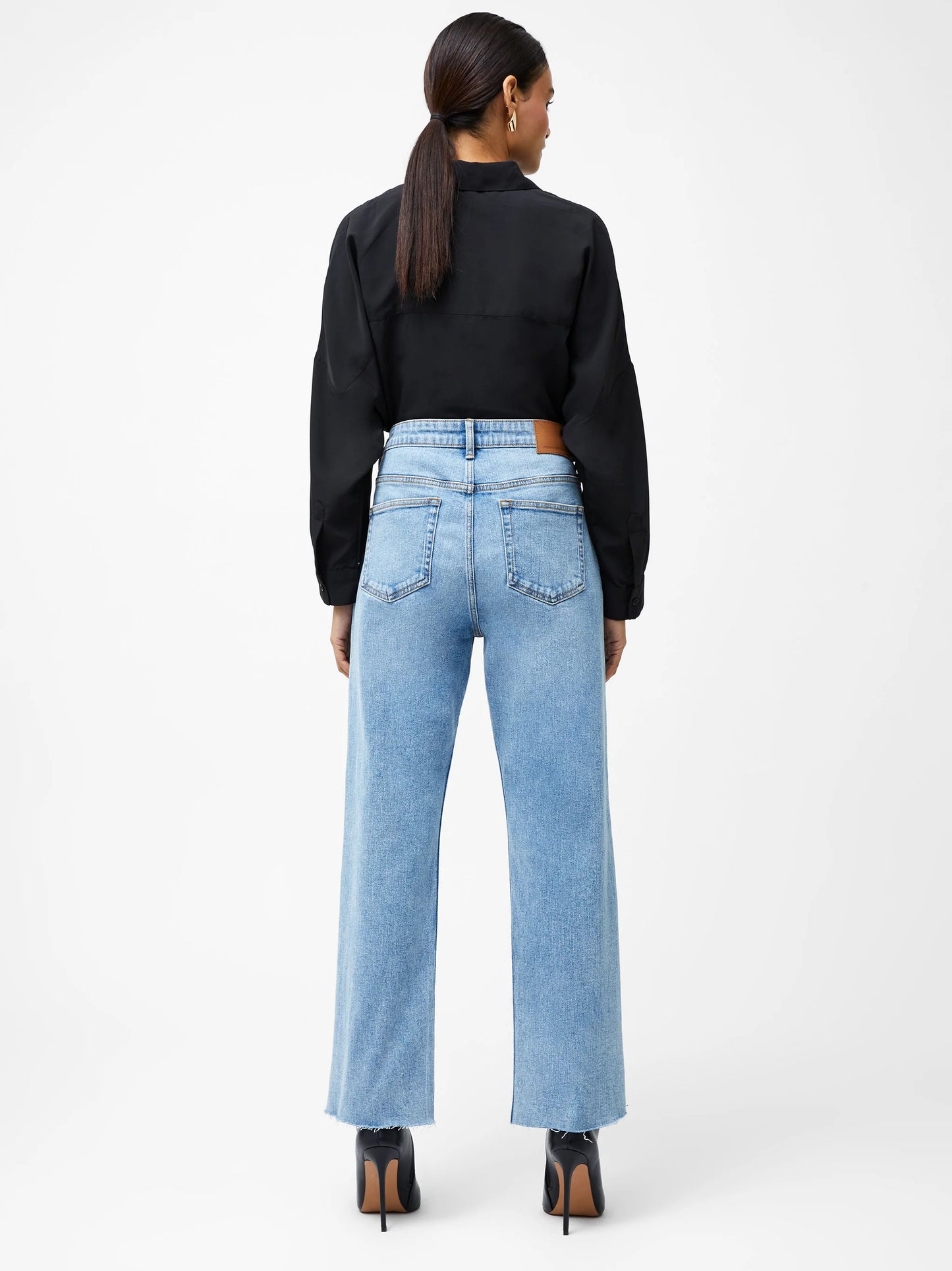 French Connection Elliot Denim Straight Leg Cropped Jeans 27 Inch