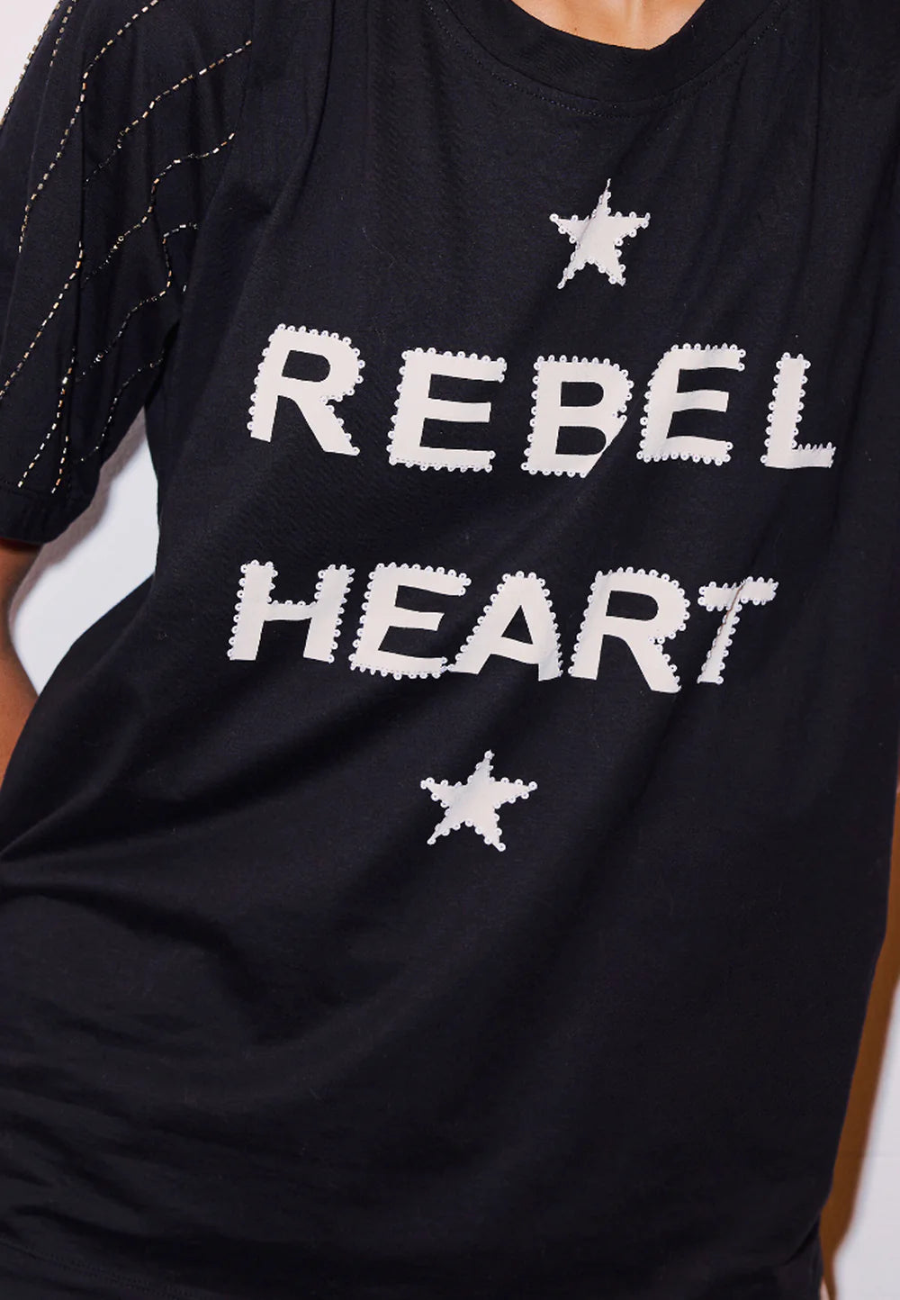 Religion Heartbreaker Tee Rebel Heart Black