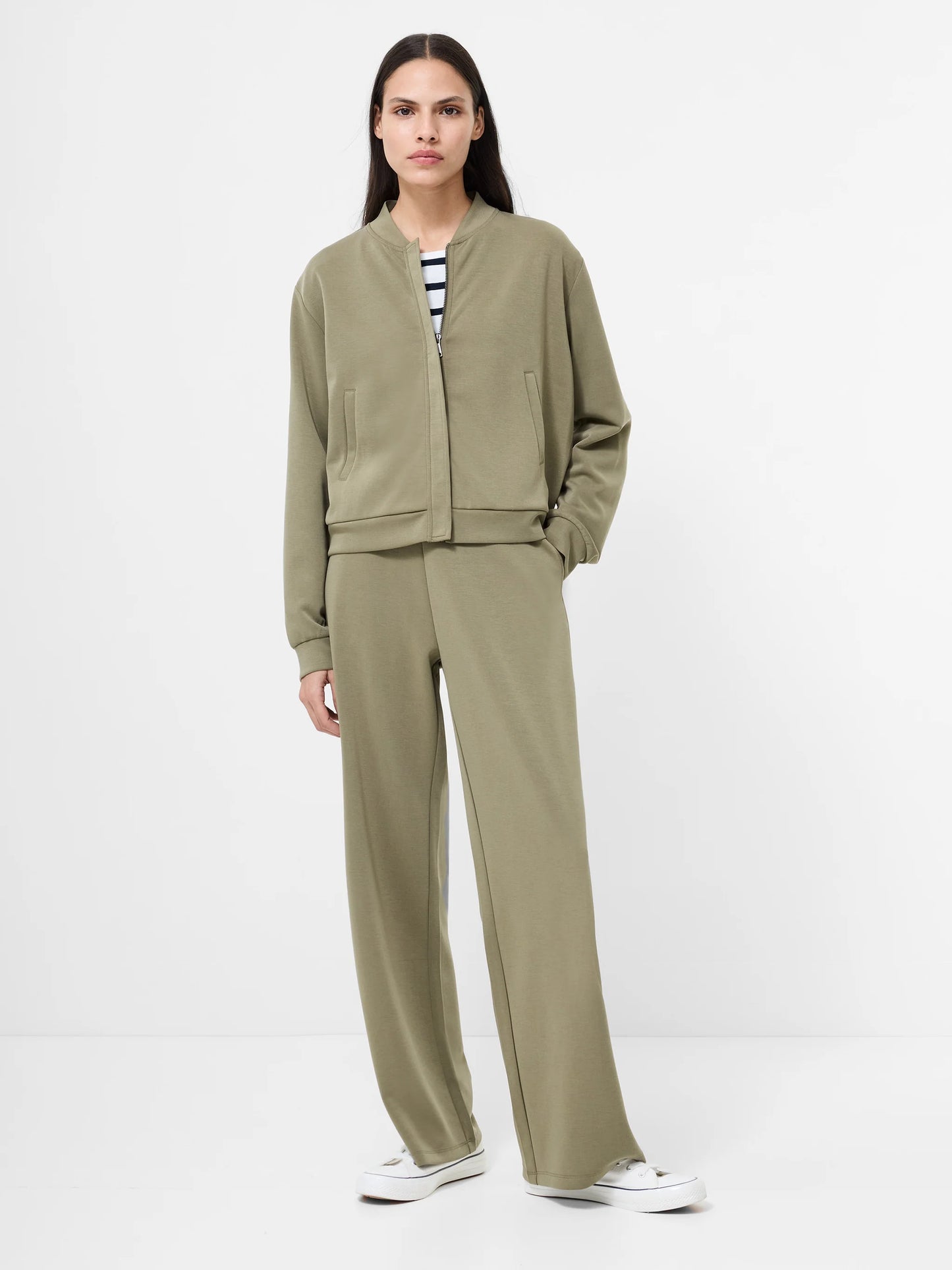 French Connection Wren Zip Through Bomber Jacket