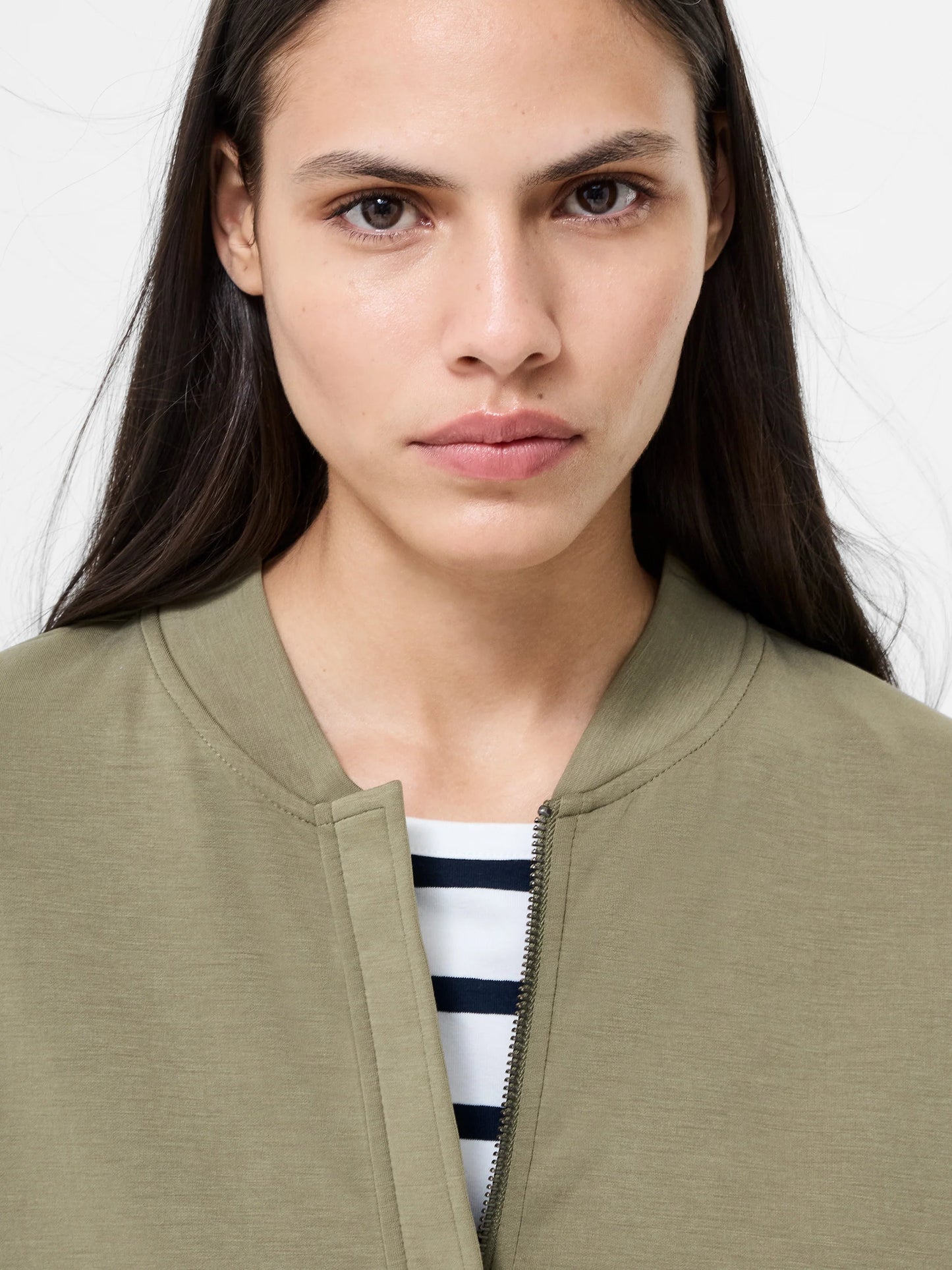 French Connection Wren Zip Through Bomber Jacket