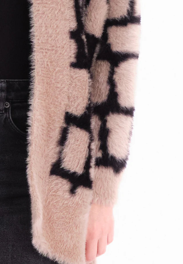 Religion Iris Cardigan Stone And Black