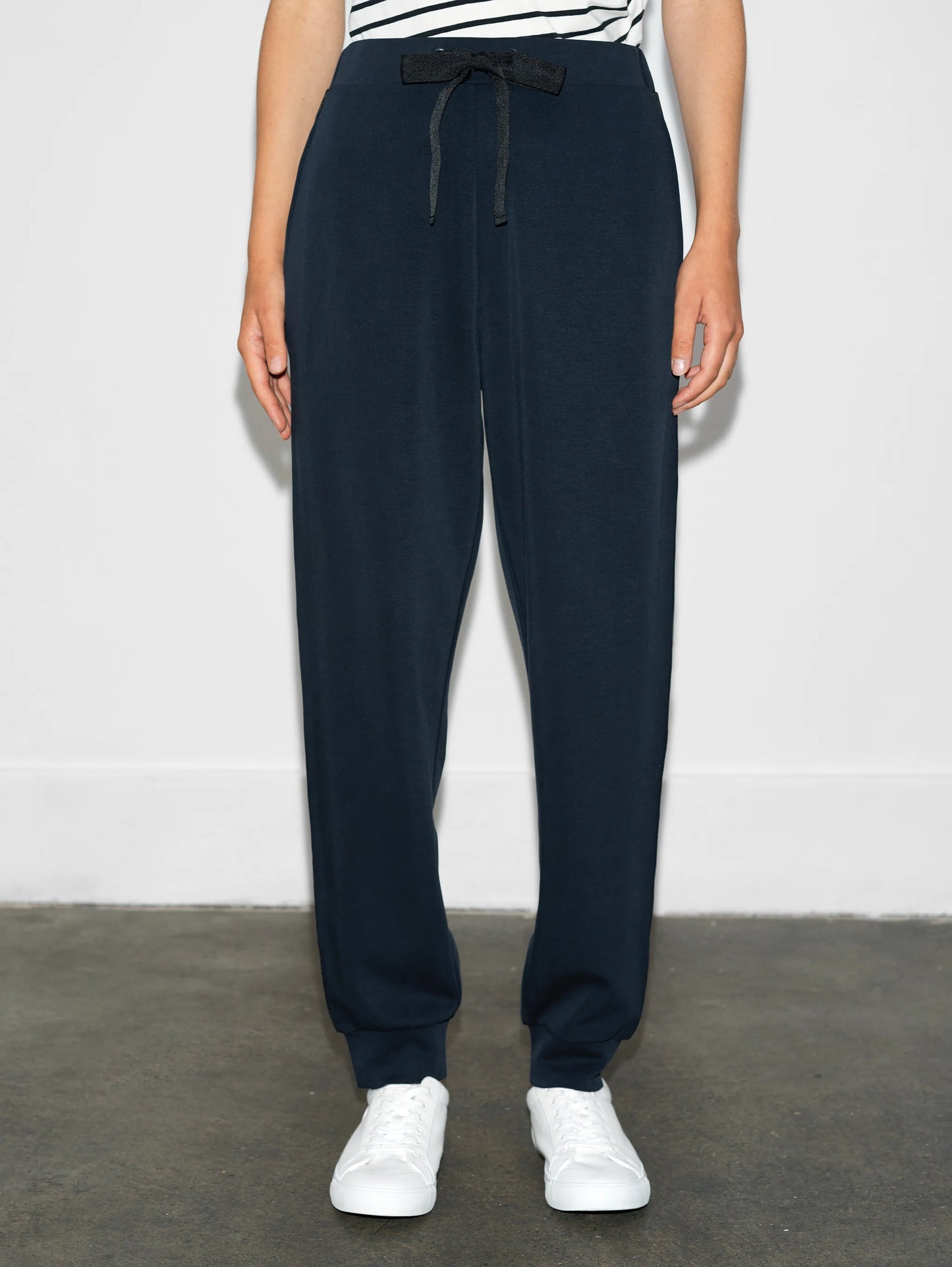 French Connection Wren Side Trim Tie Waist Trousers