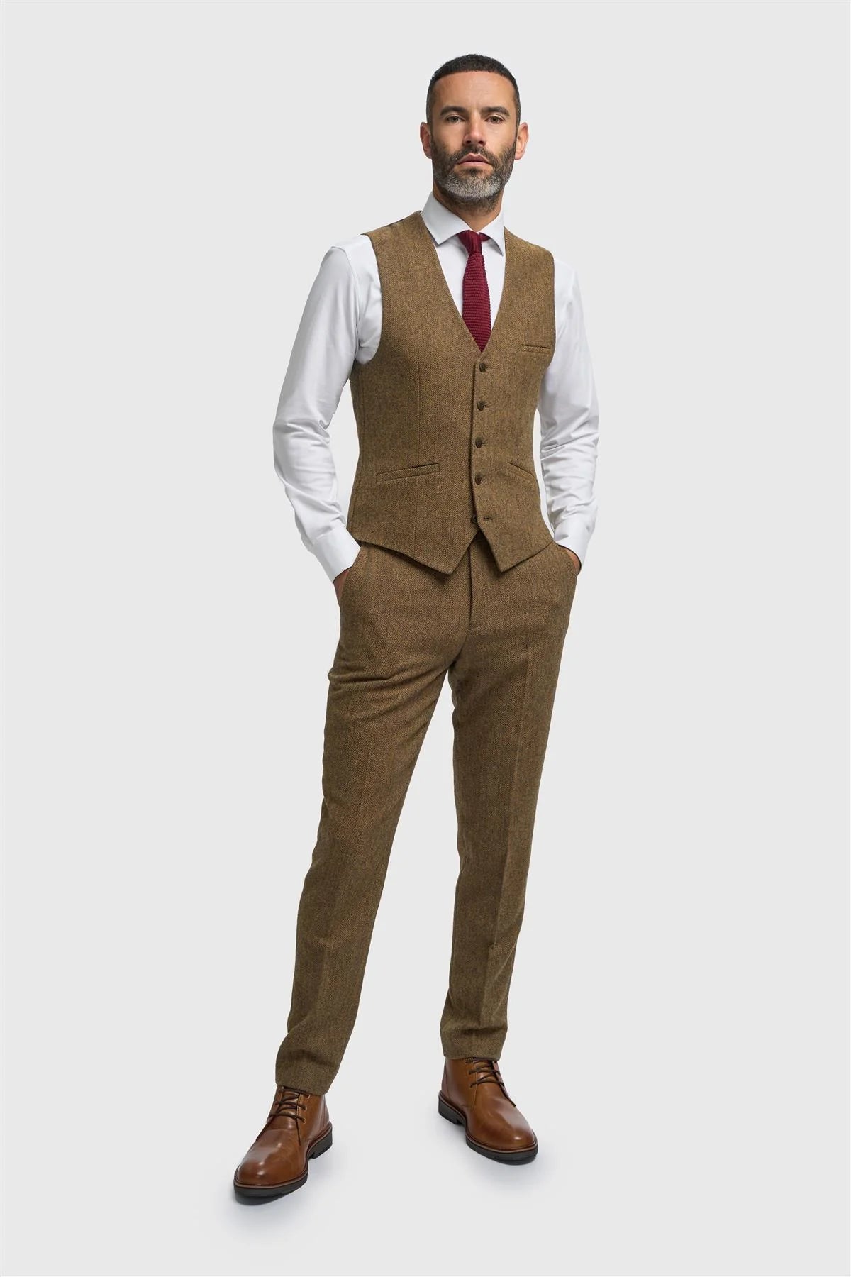 Cavani Thomas Brown Waistcoat