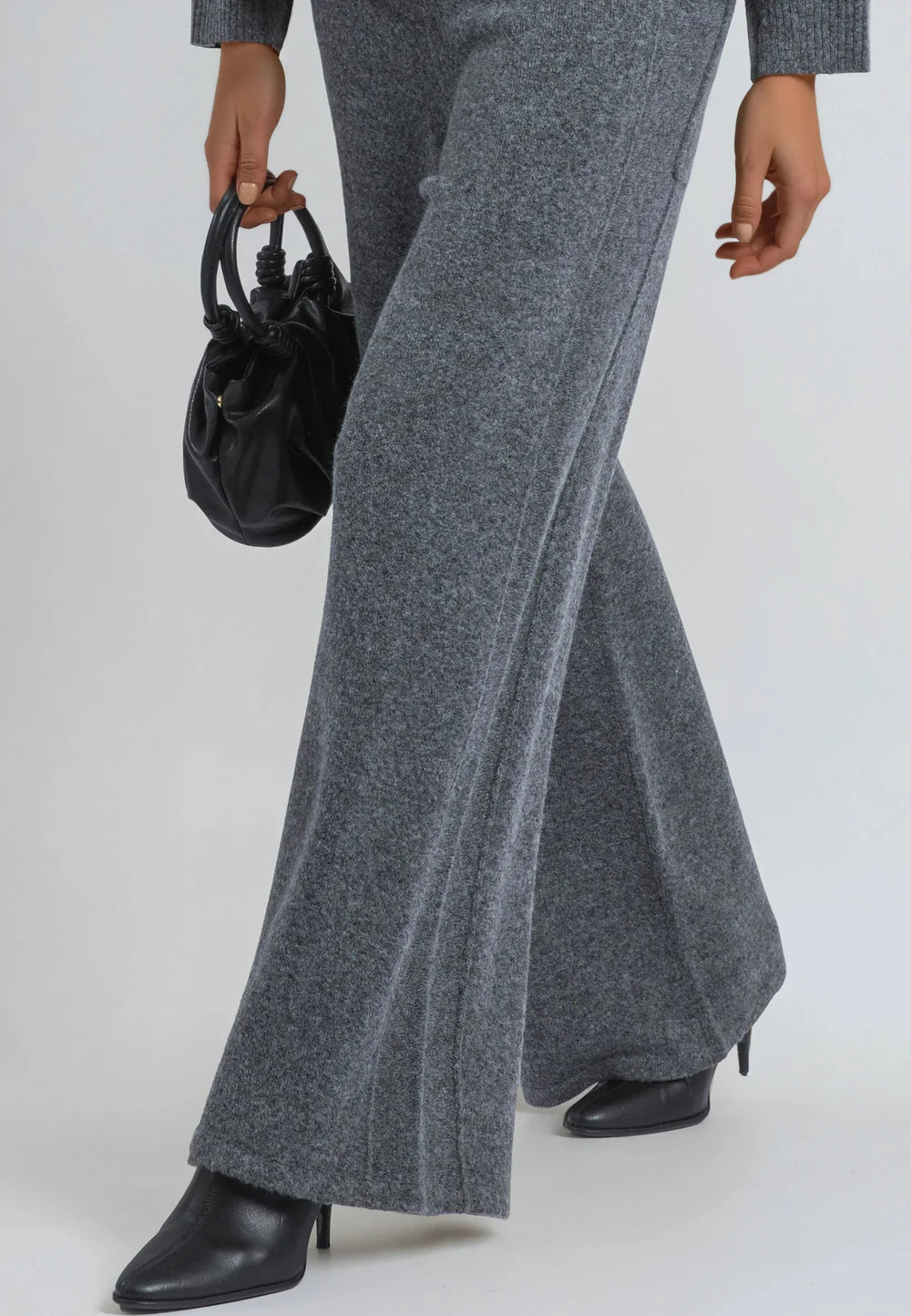 Religion Lucious Knitted Pant Charcoal