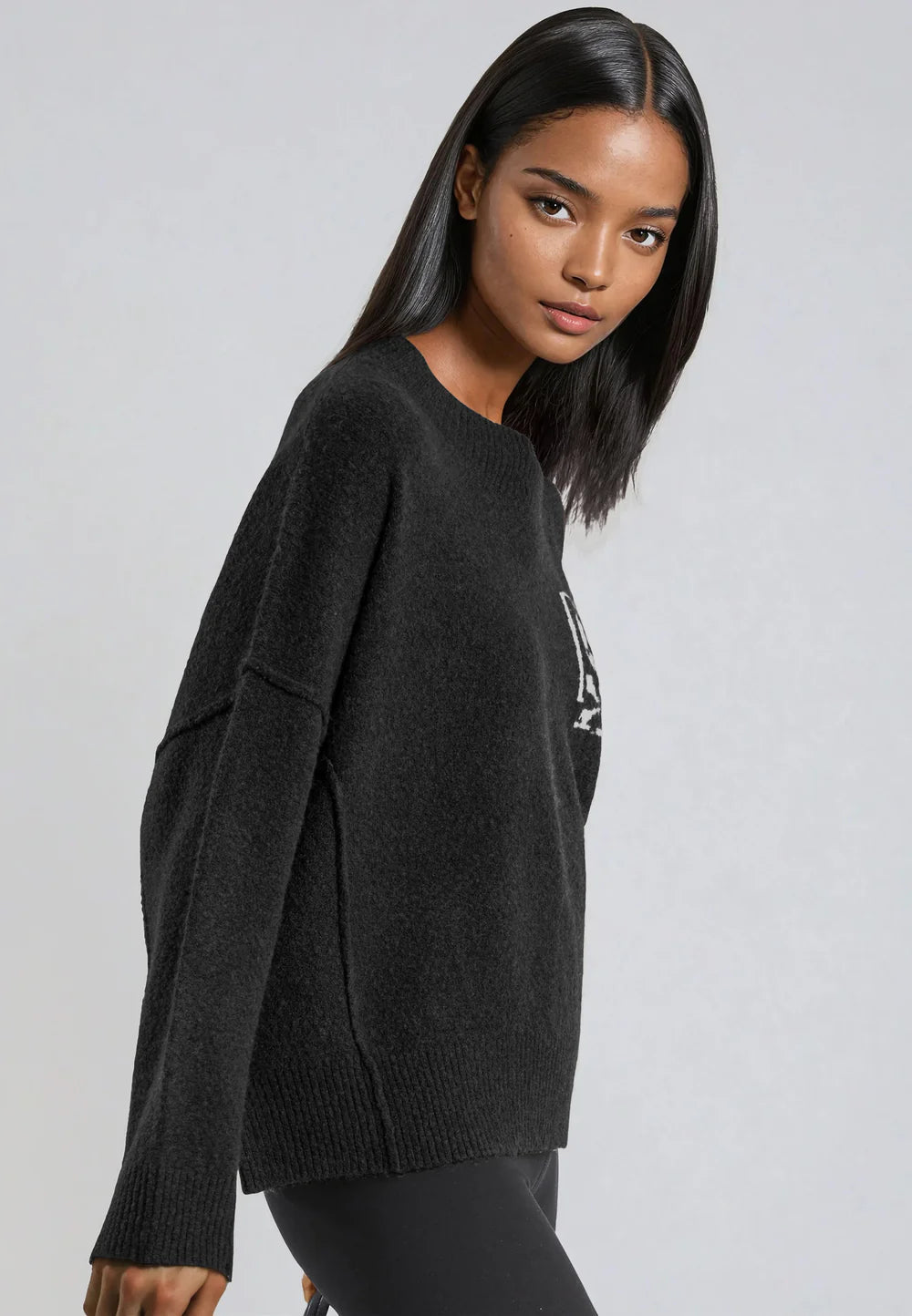 Religion Lucious Knitted Jumper Black