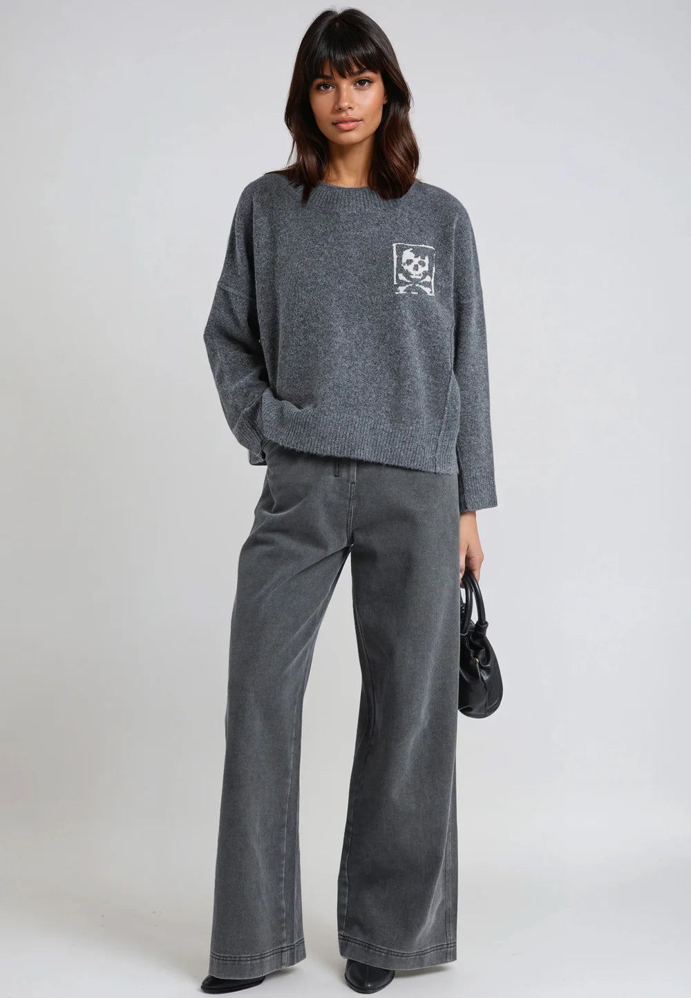 Religion Luscious Jumper Charcoal