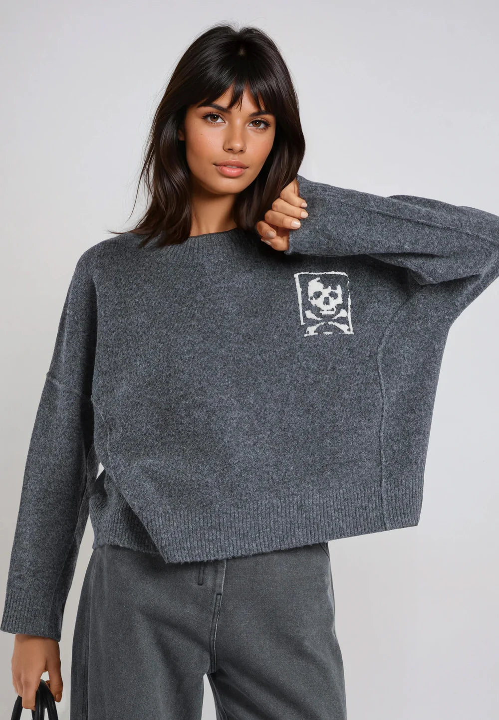 Religion Luscious Jumper Charcoal