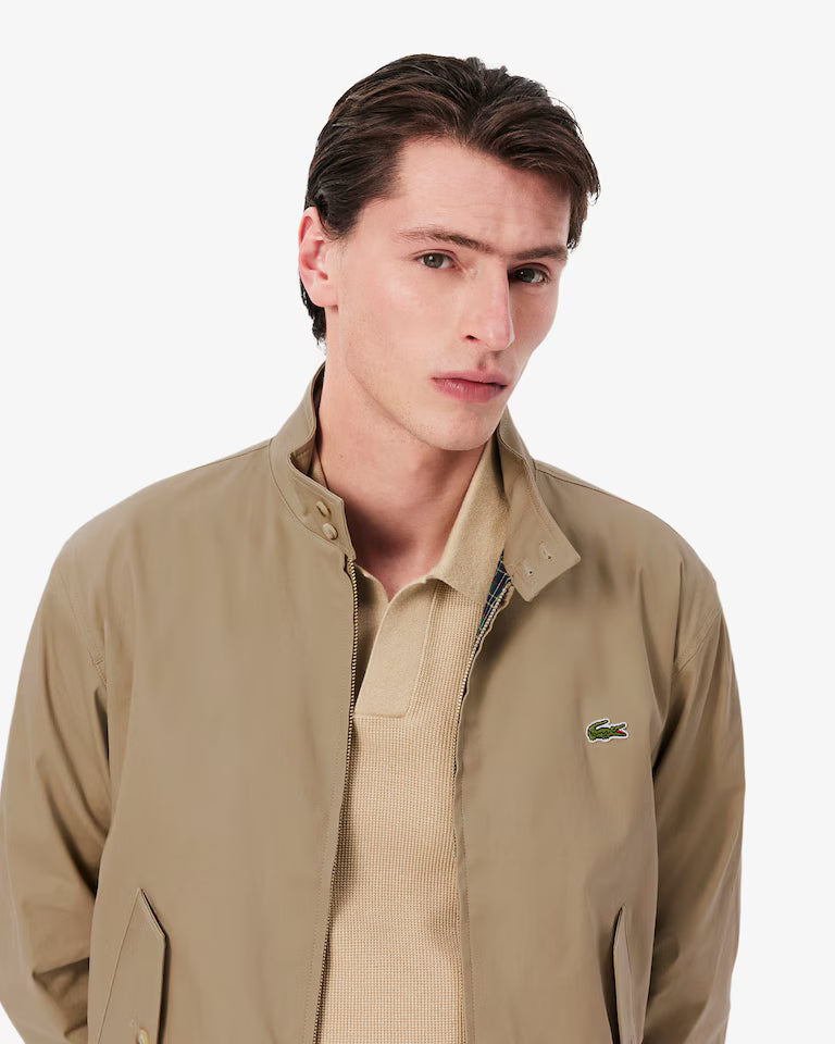 Lacoste Water-Repellent Twill Harrington Jacket