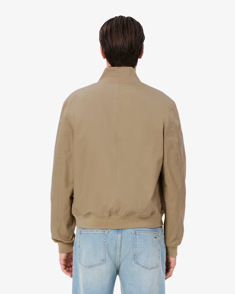 Lacoste Water-Repellent Twill Harrington Jacket