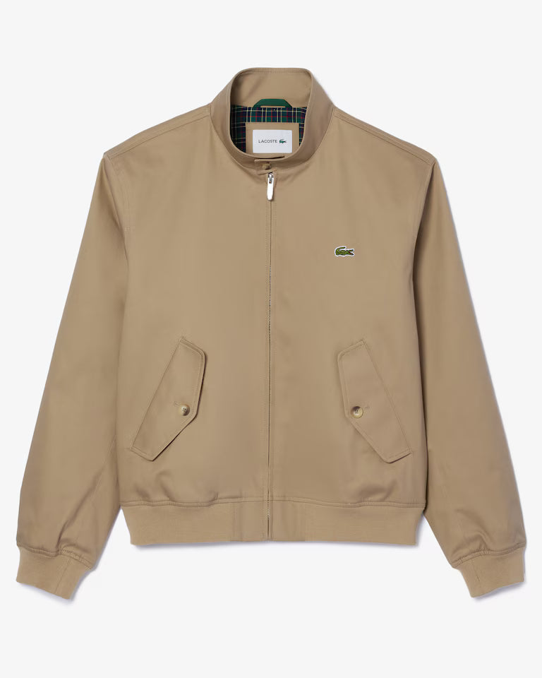 Lacoste Water-Repellent Twill Harrington Jacket