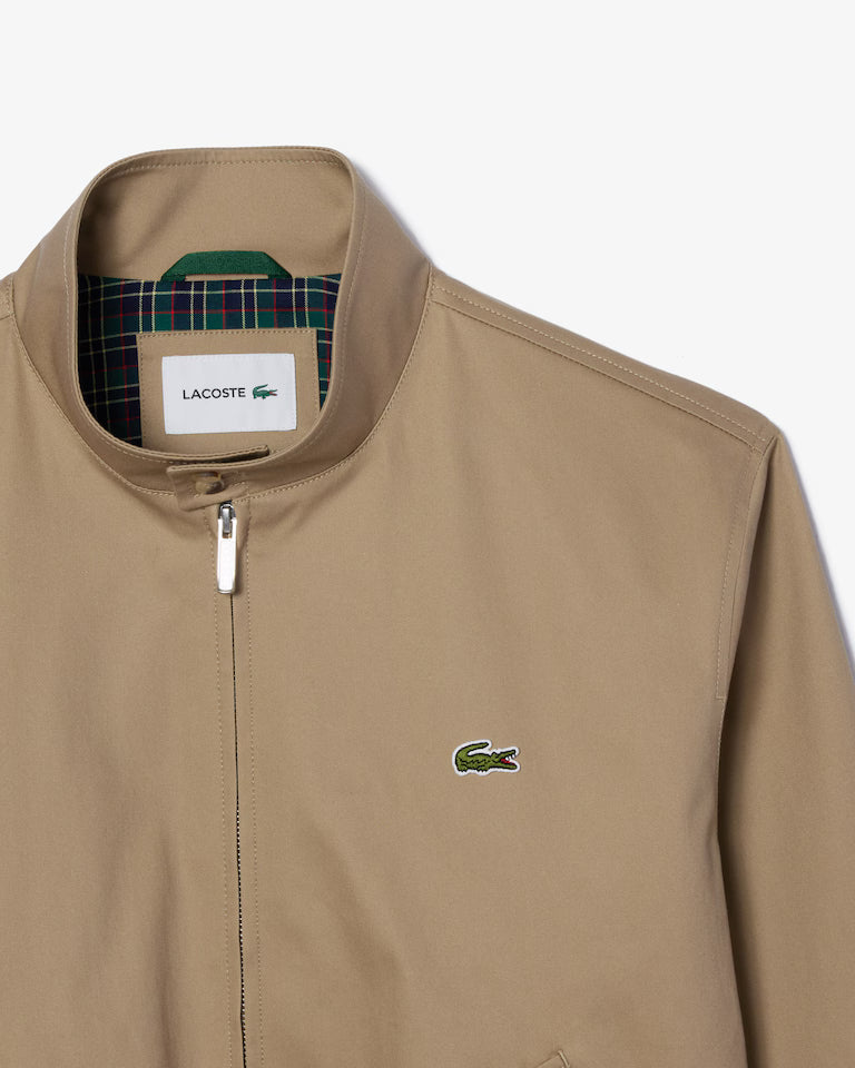 Lacoste Water-Repellent Twill Harrington Jacket