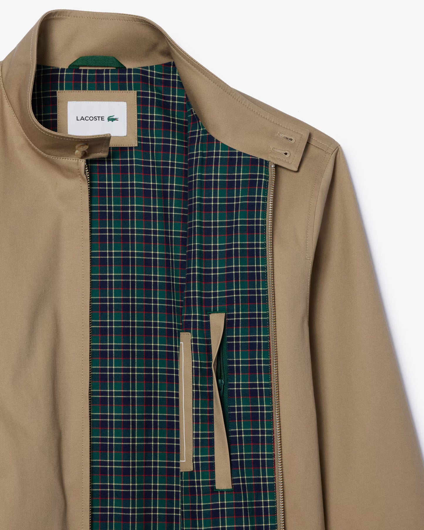 Lacoste Water-Repellent Twill Harrington Jacket