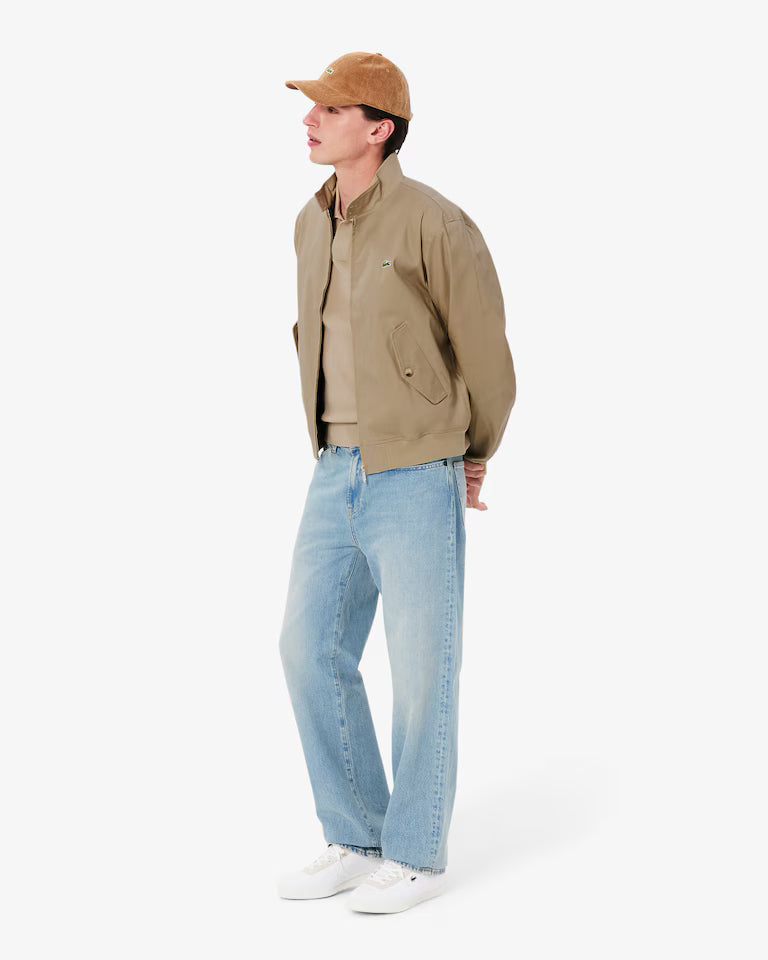 Lacoste Water-Repellent Twill Harrington Jacket