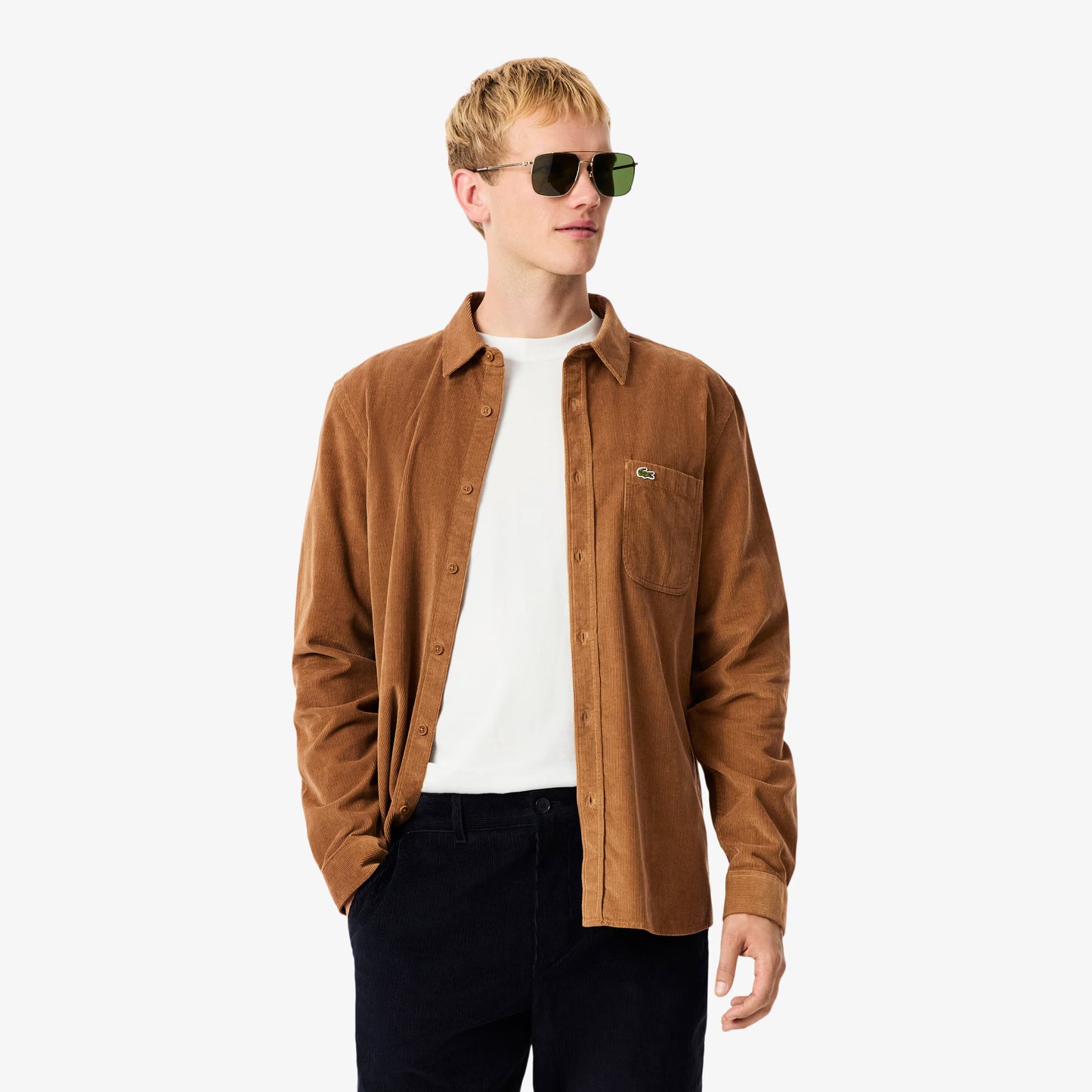 Lacoste Regular Fit Velour Shirt