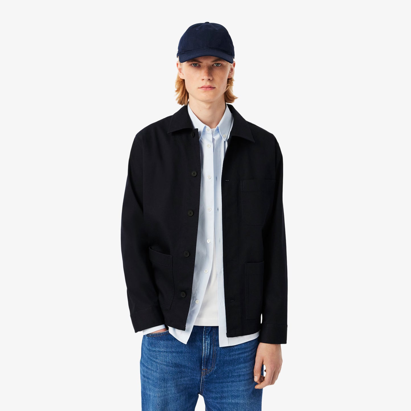 Lacoste Cotton Overshirt Jacket