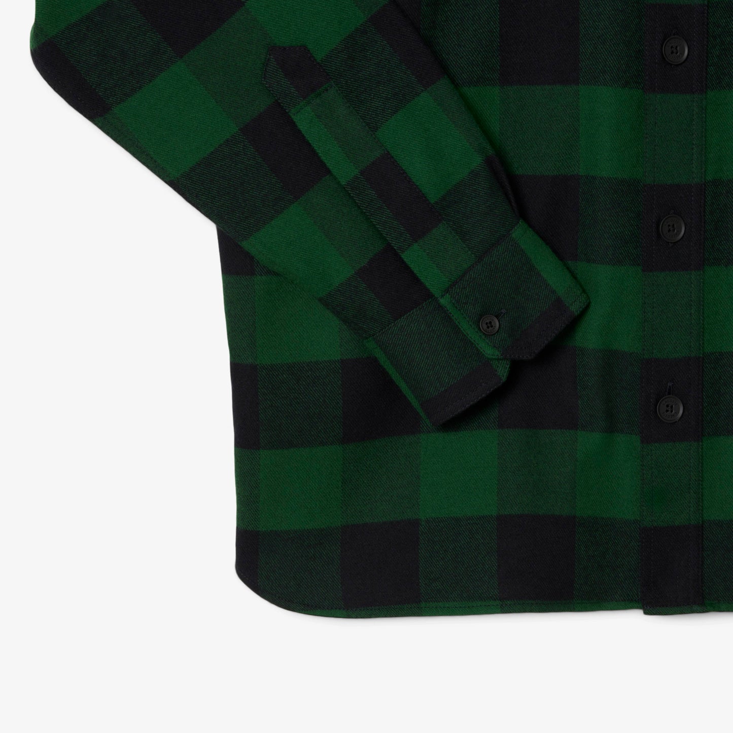 Lacoste Oversized Cotton Plaid Overshirt
