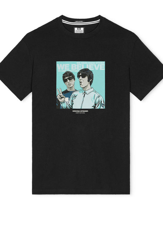 Weekend Offender Believe Graphic T-Shirt Black
