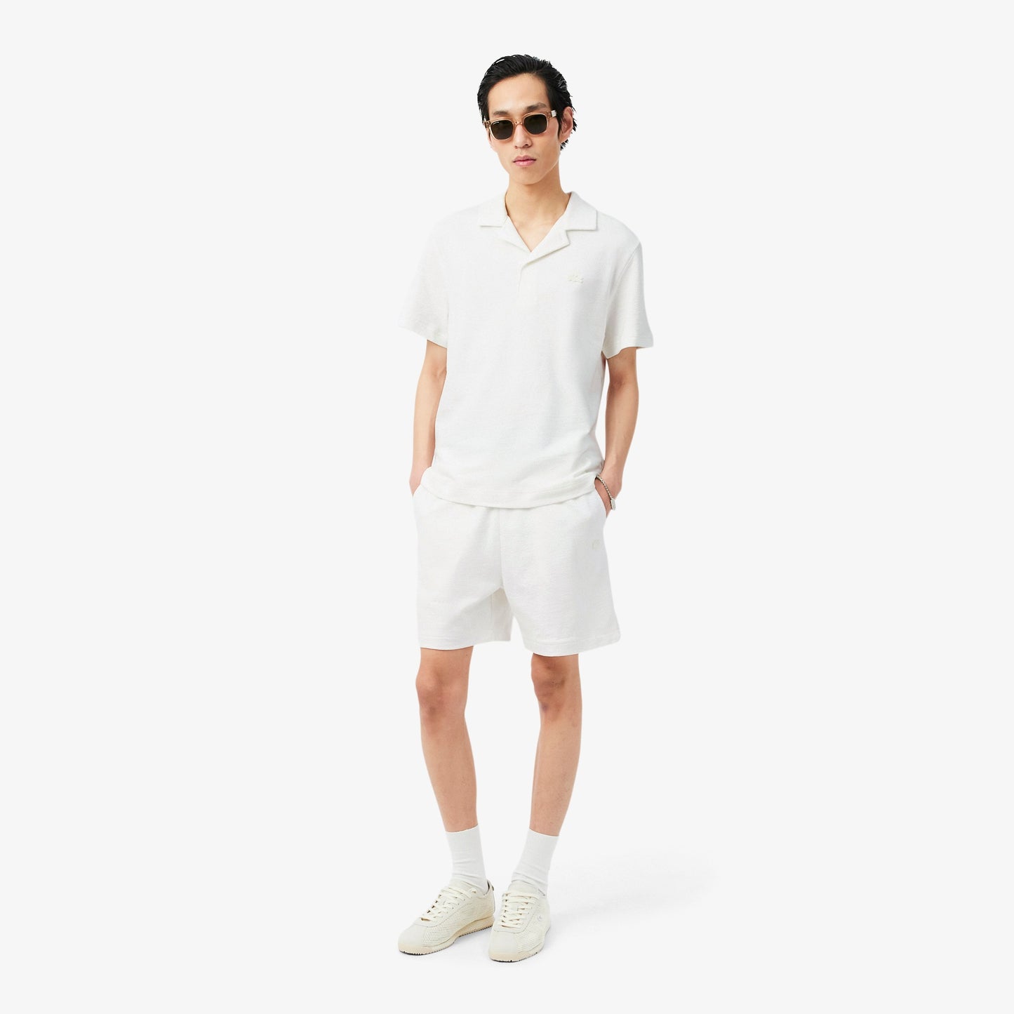 Lacoste Classic Fit Textured Polo Shirt
