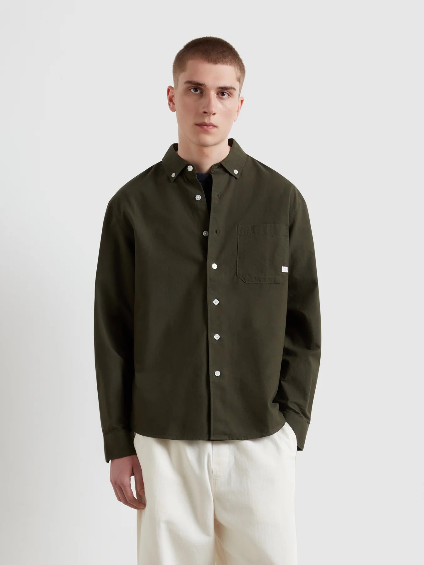Farah Brewer Box Fit Oxford Shirt