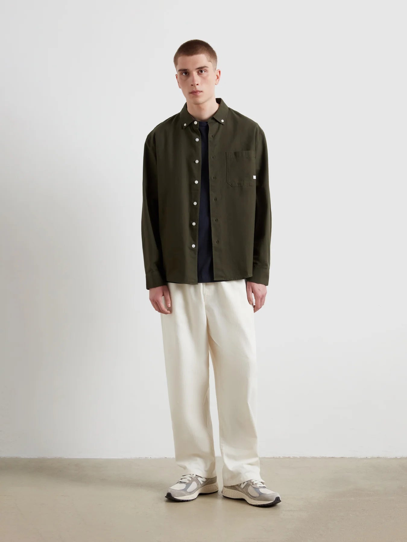 Farah Brewer Box Fit Oxford Shirt