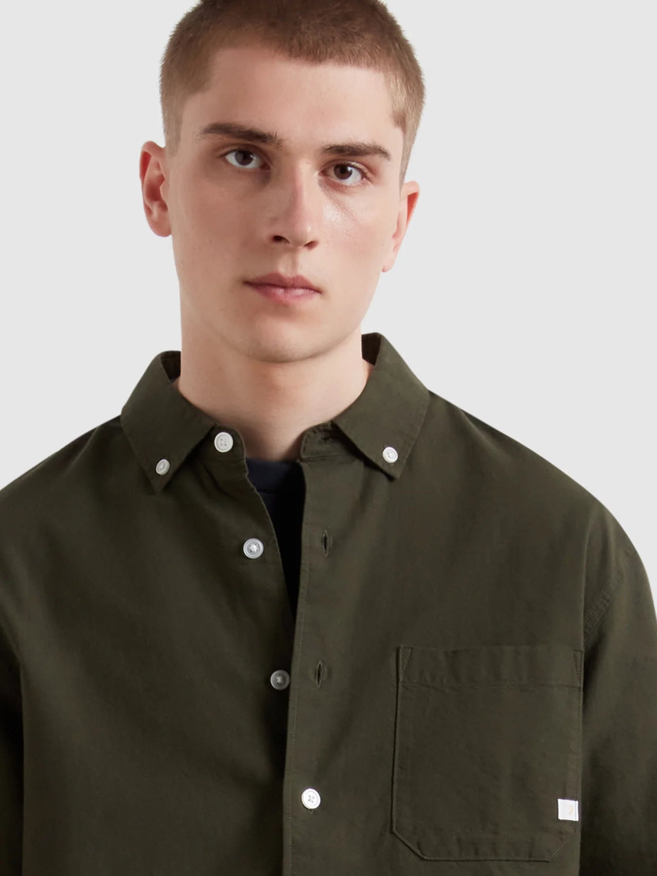 Farah Brewer Box Fit Oxford Shirt