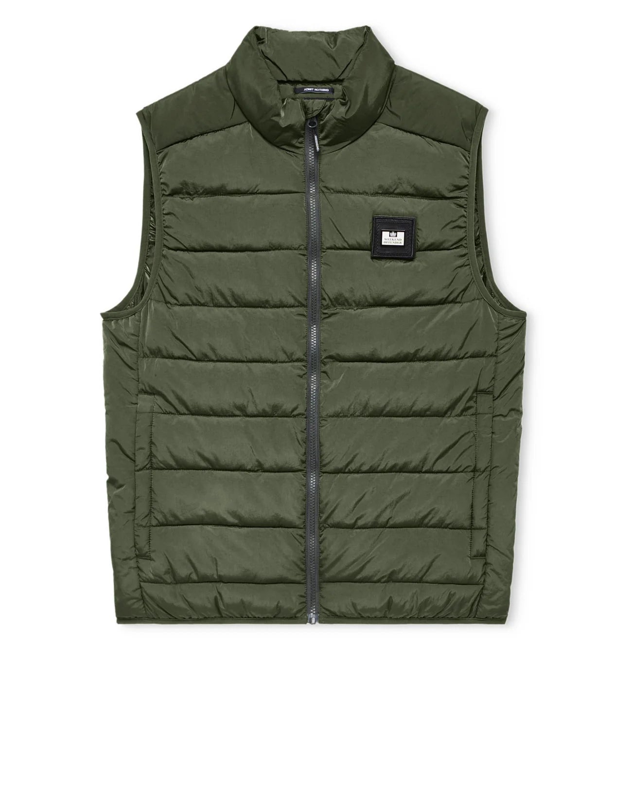 Weekend Offender Gacha Padded Gilet Black Forest Green