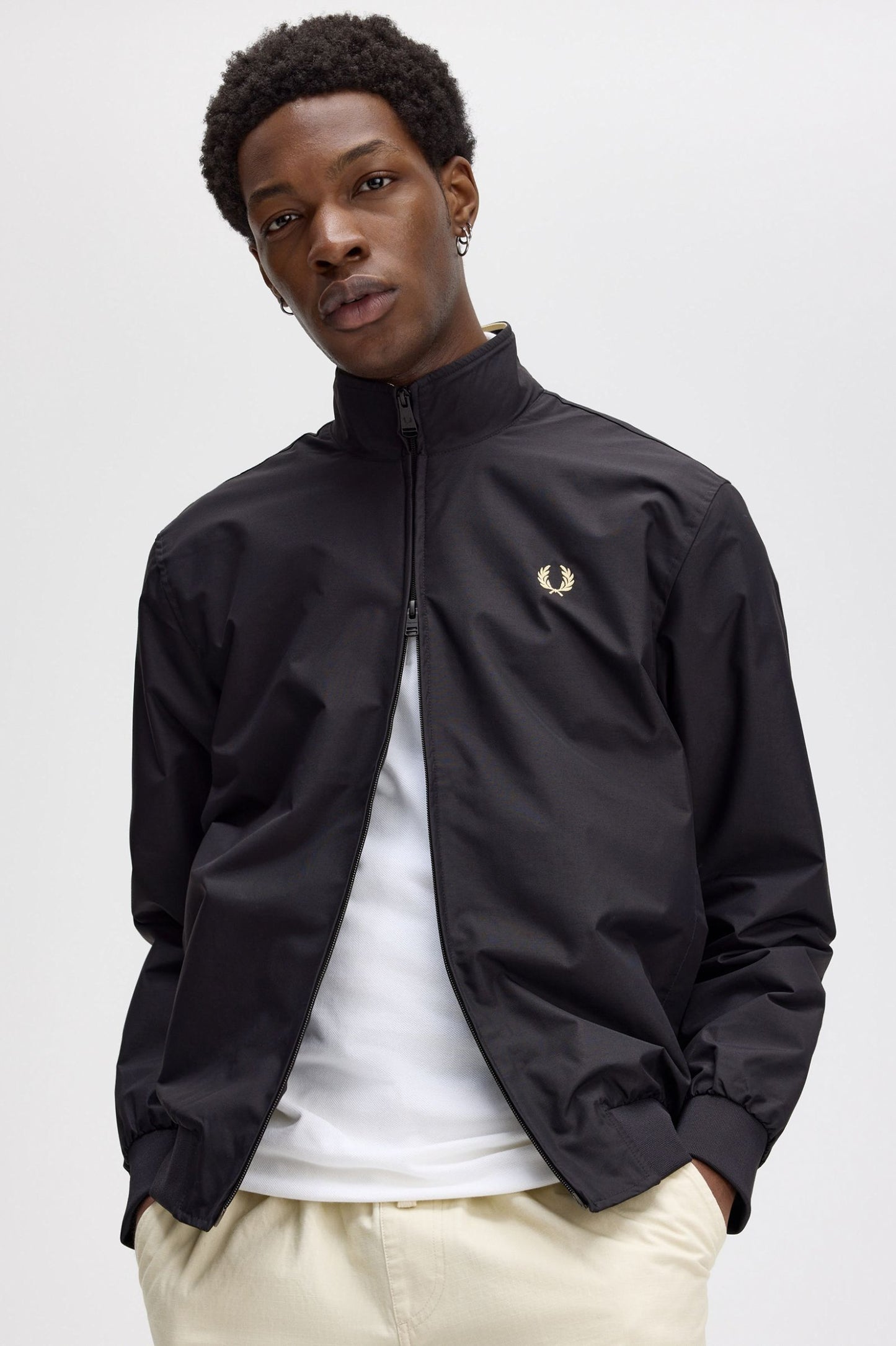 Fred Perry Brentham Jacket Black