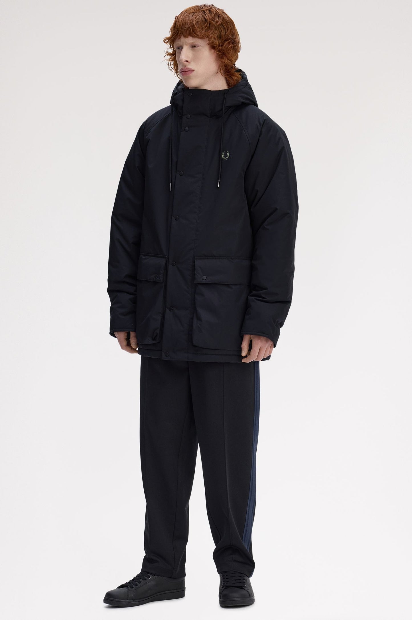 Fred Perry Padded Zip Through Jacket