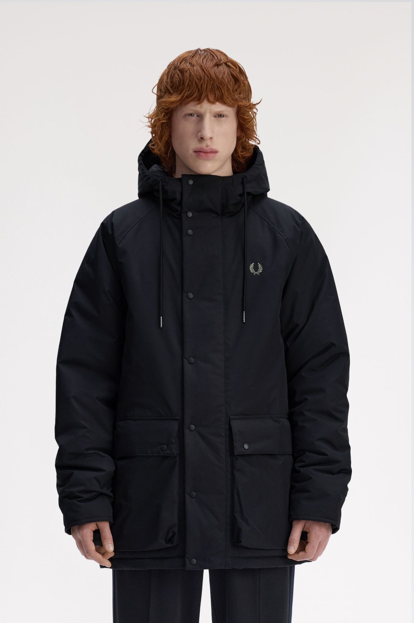 Fred Perry Padded Zip Through Jacket