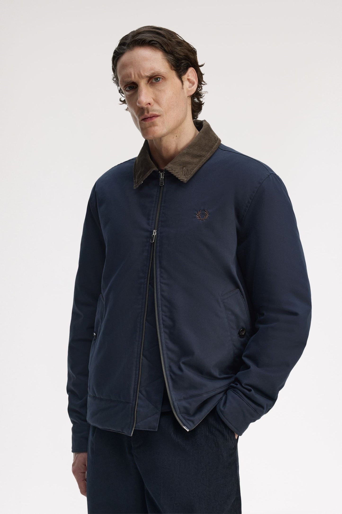 Fred Perry Cotton Caban Jacket