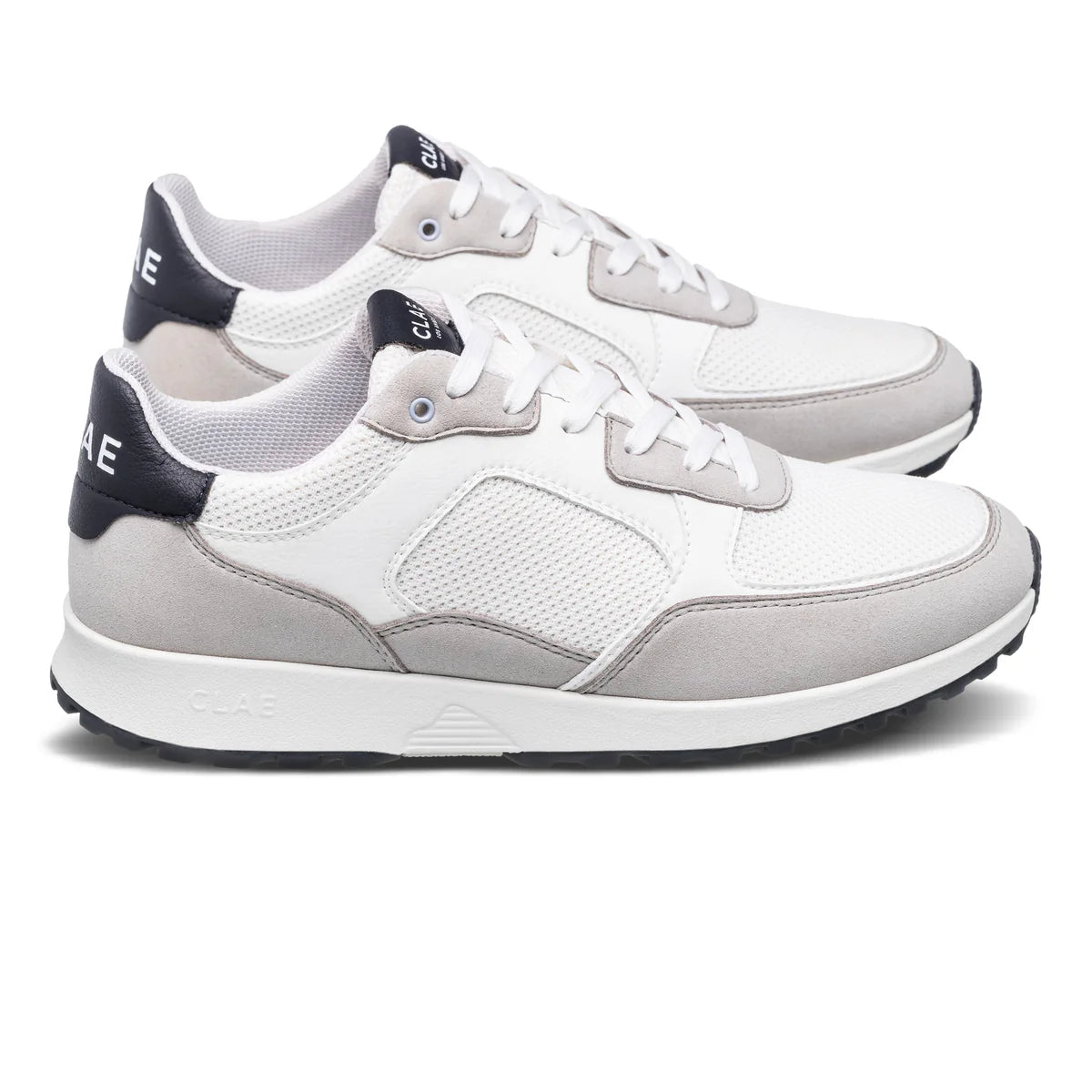 Clae Joshua Microchip White Navy