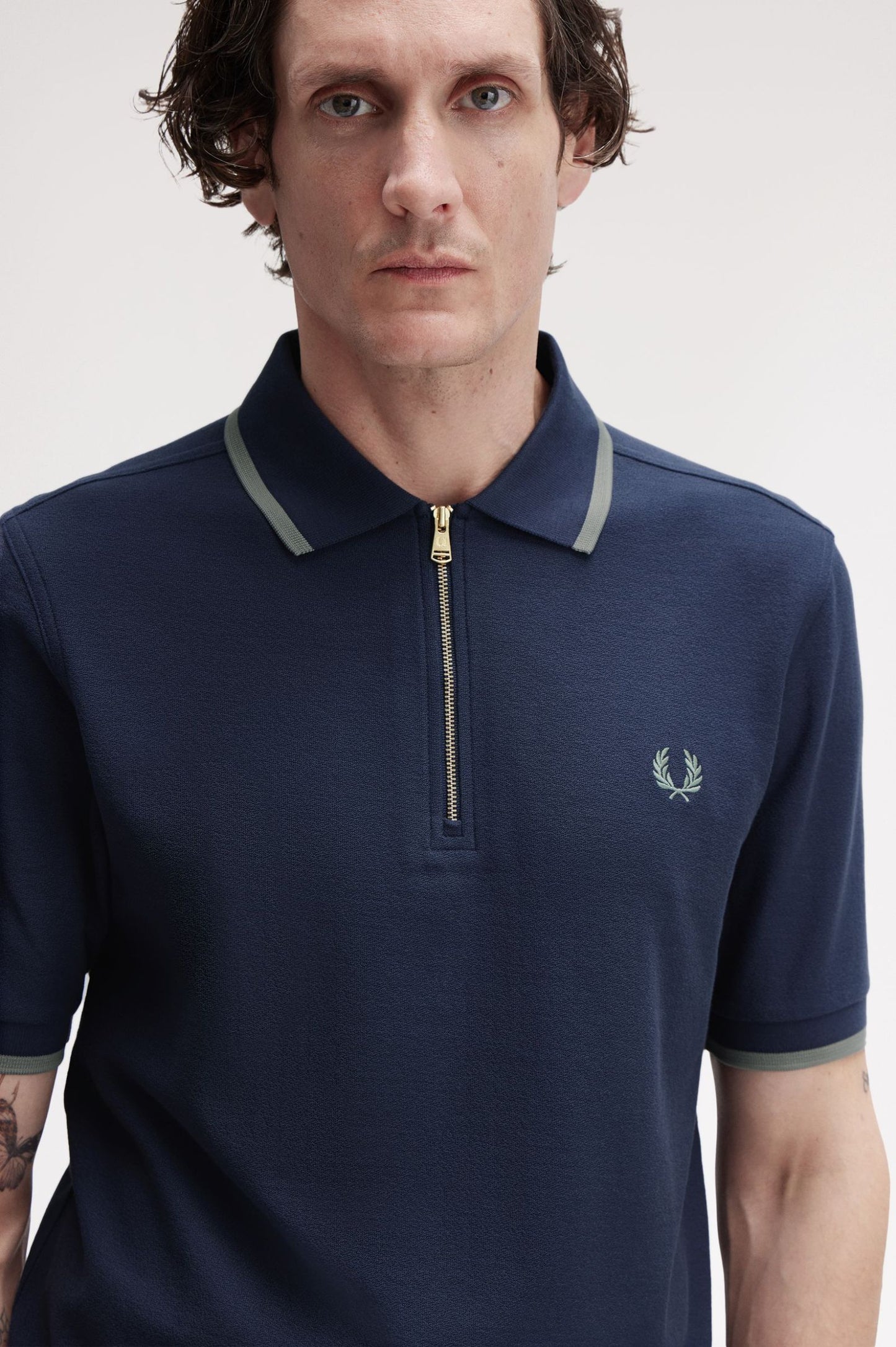Crepe Pique Polo Shirt M1672 (Dark Airforce)