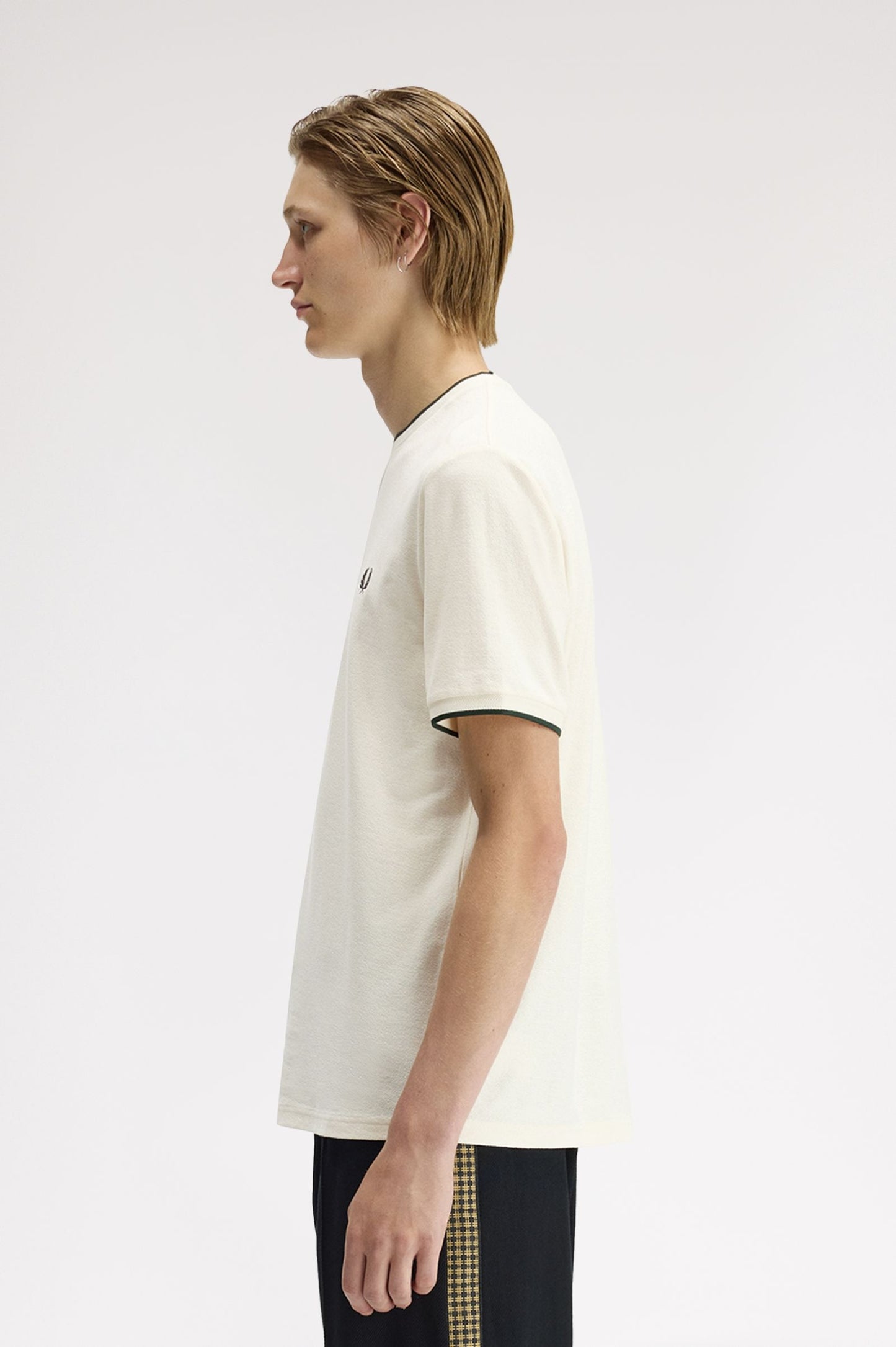 Fred Perry Trim Detail Crepe Piqué T-Shirt